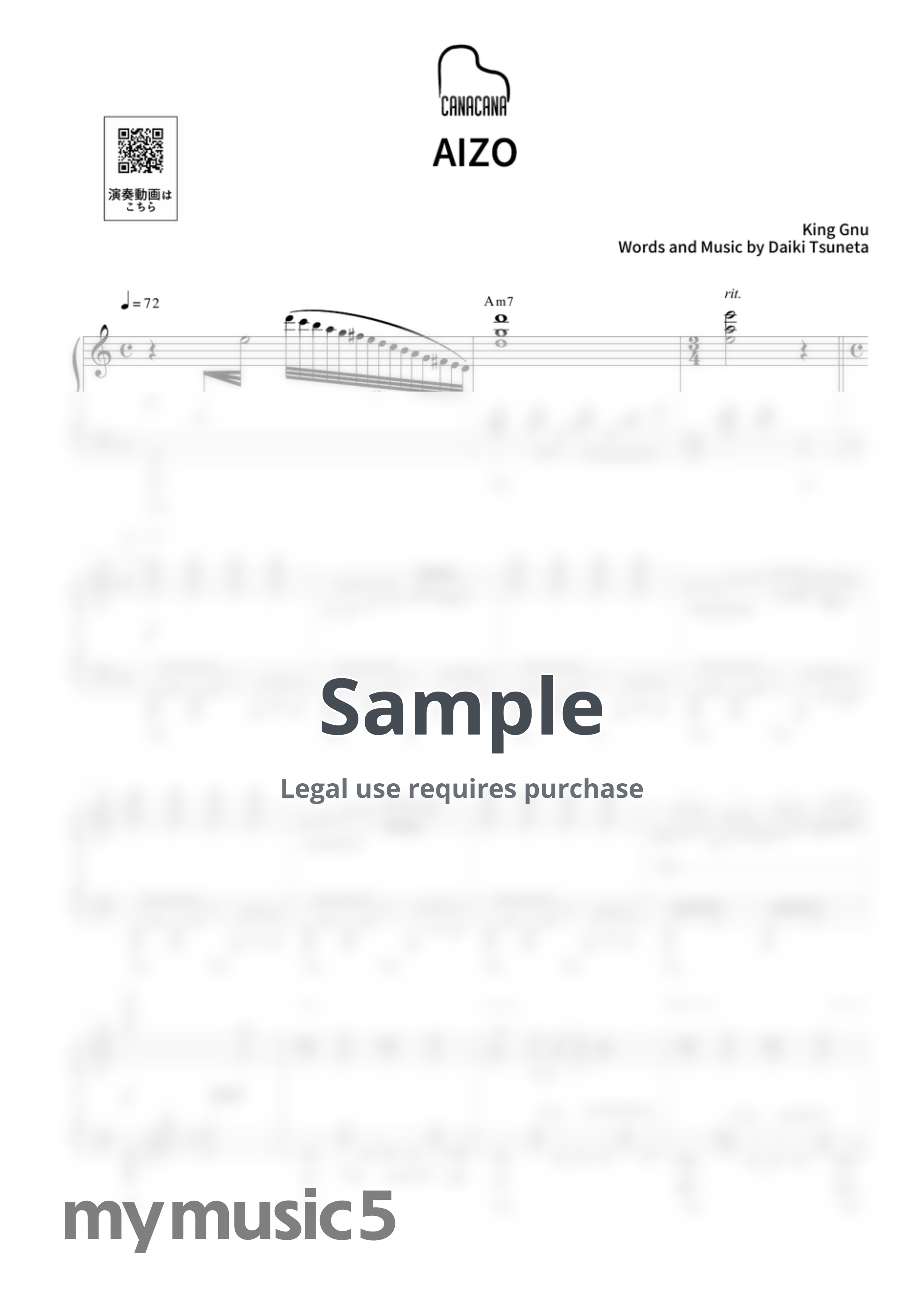 King Gnu - AIZO by CANACANA family