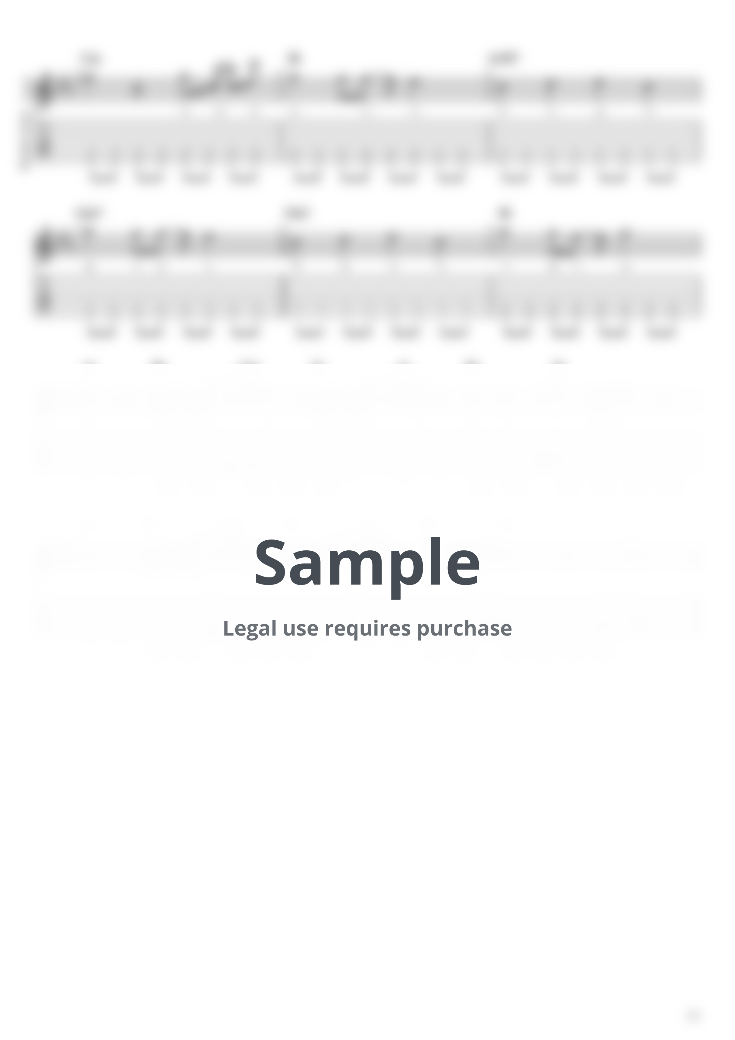 데이식스 - 한 페이지가 될 수 있게 (멜로디/가사/일렉기타/TAB) by 처루니 기타