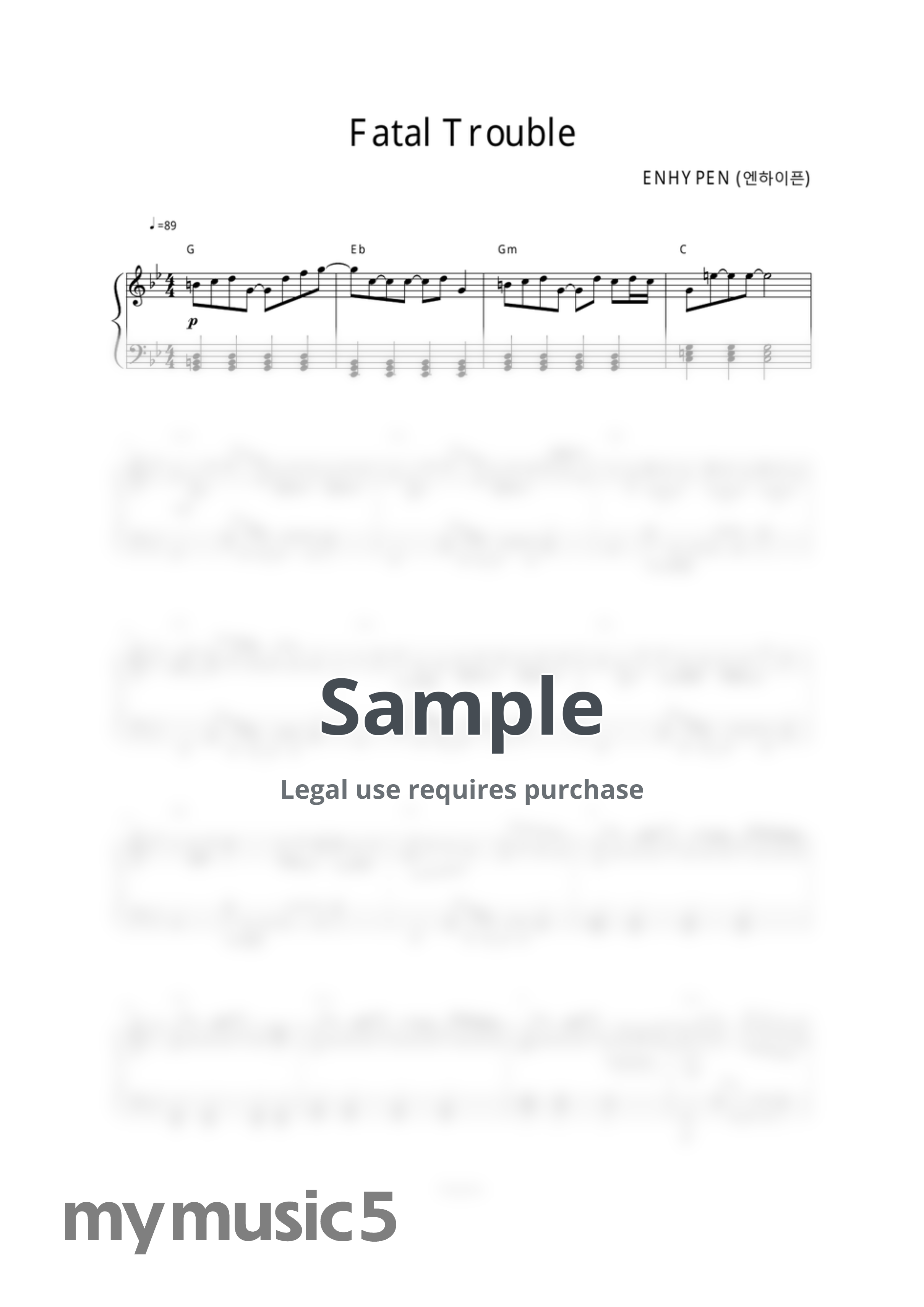 ENHYPEN (엔하이픈) - Fatal Trouble by Dopiano