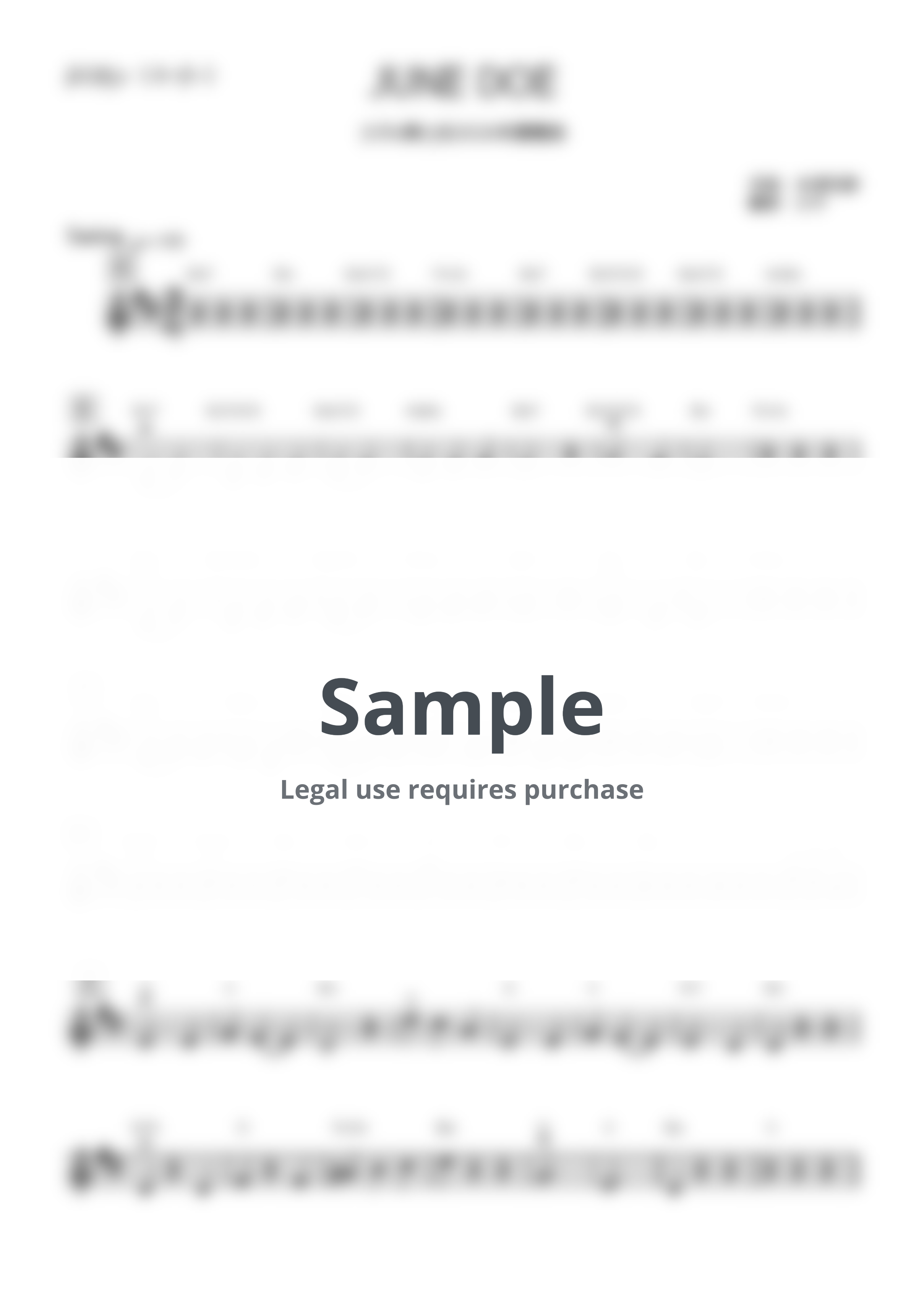 米津玄師 - JANE DOE (フミ子と弾こう会2026年課題曲) by フミ子