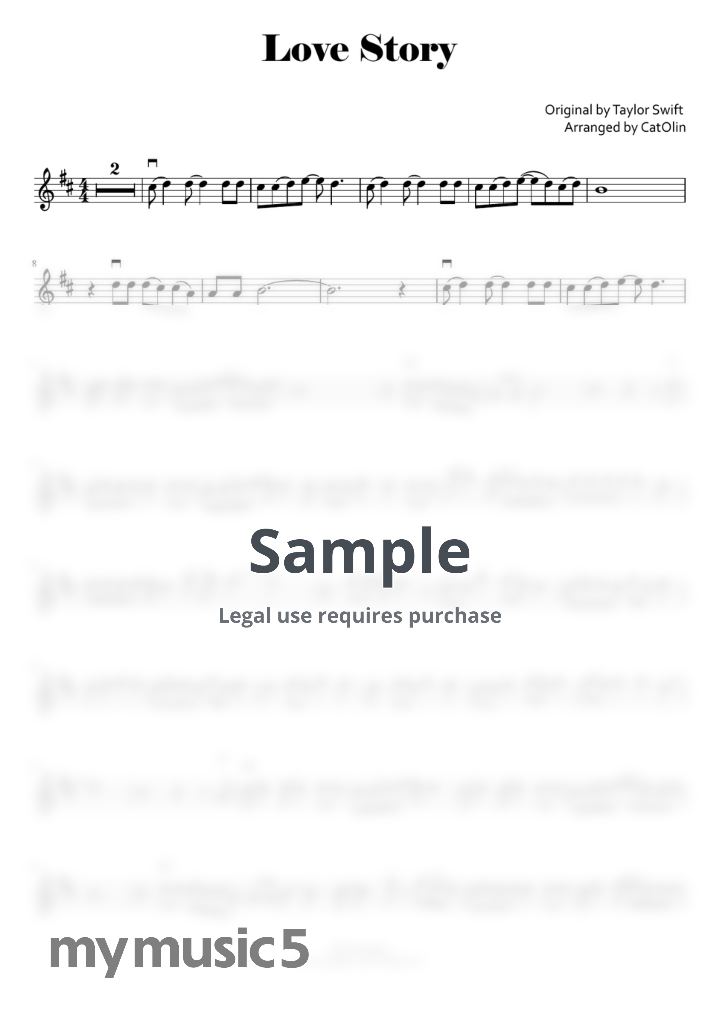 테일러 스위프트 - Love Story by 캣올린CatOlin