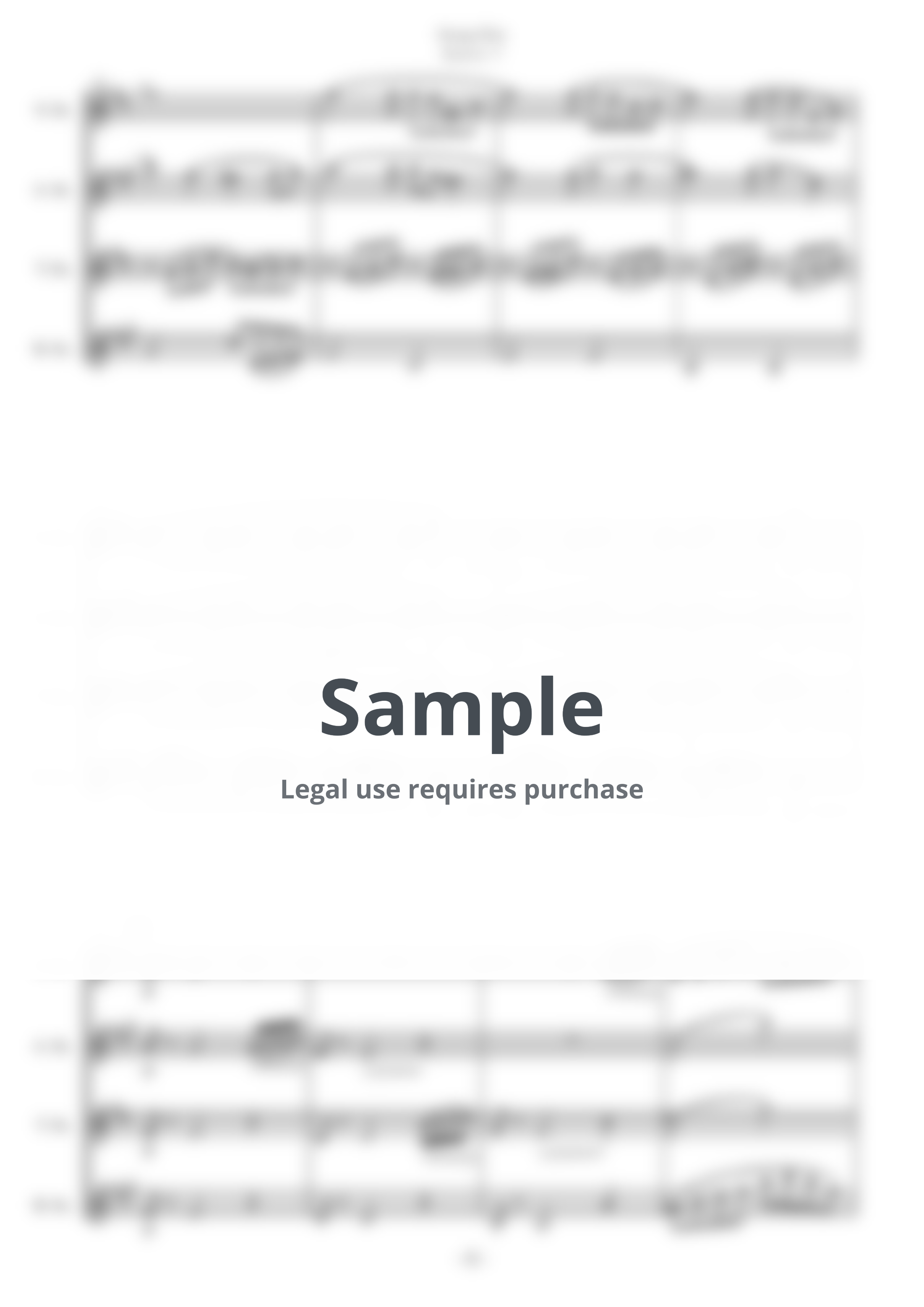 坂本龍一 - energy flow (サックス四重奏/原調C-Major) by studio Pon