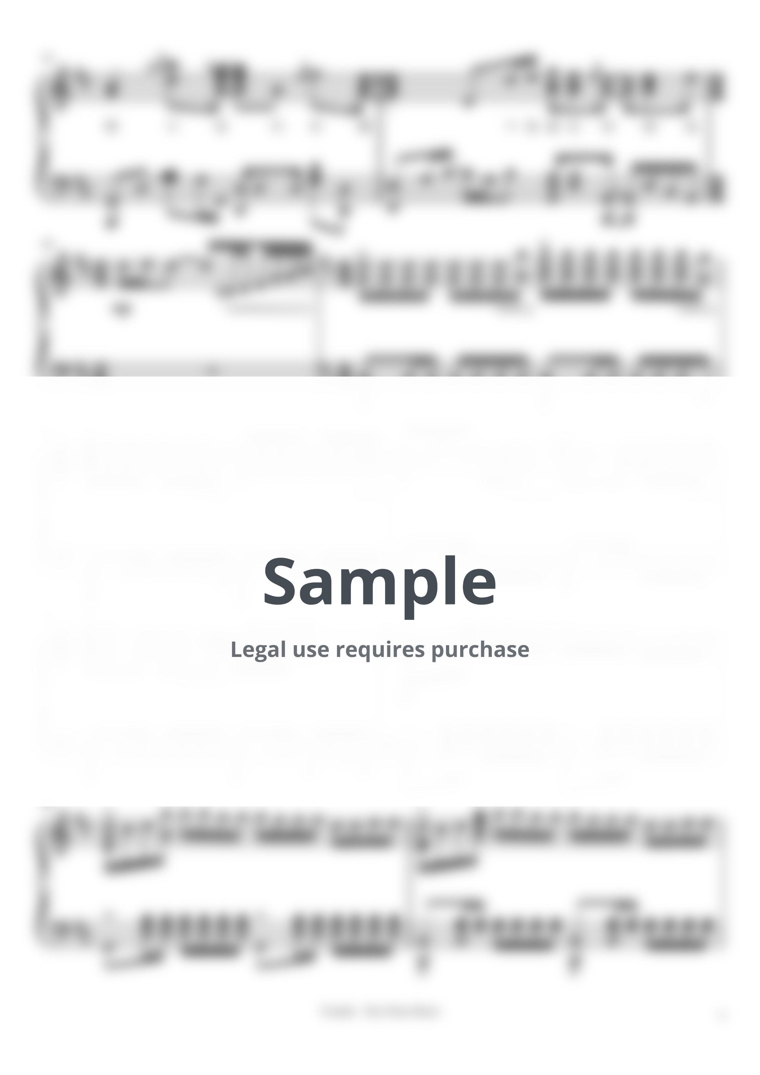 理想混蛋 Bestards - 離開的一路上 Farewell by Nice piano sheets