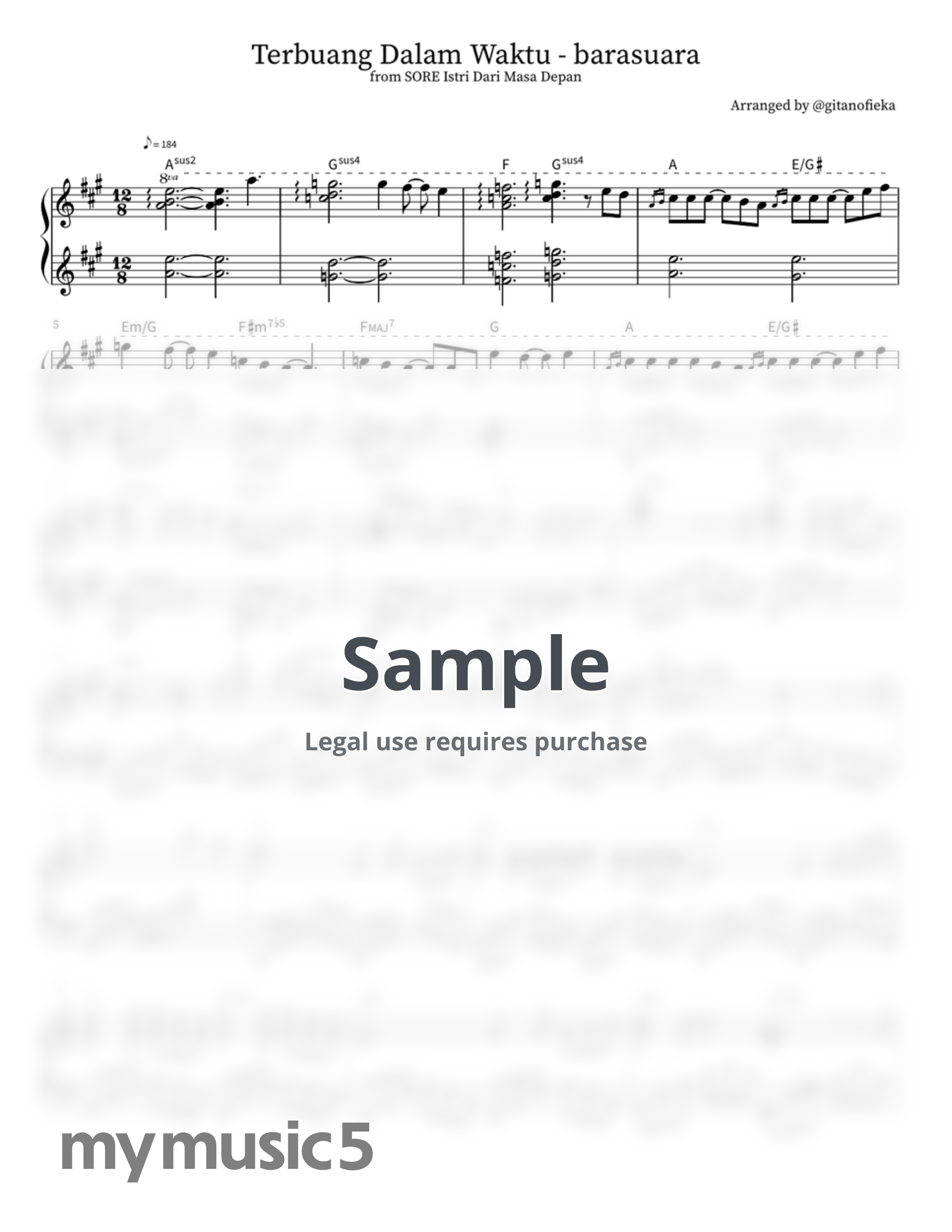 barasuadra - Terbuang Dalam Waktu from SORE Istri Dari Masa Depan by Gita Nofieka