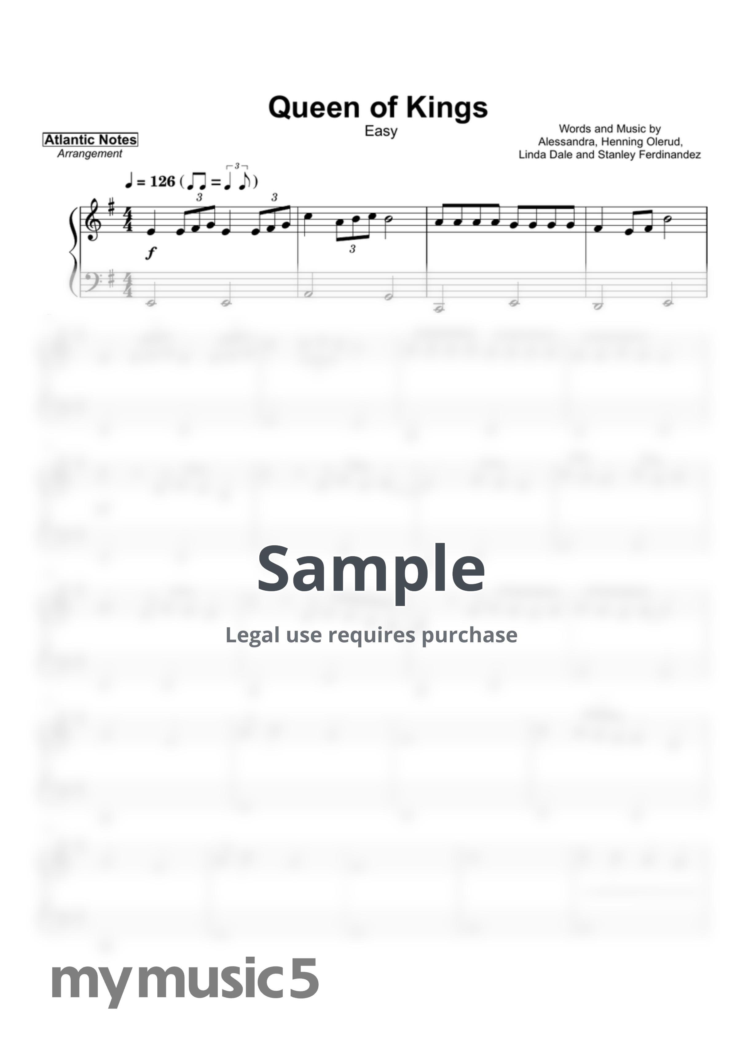 Alessandra - Queen of Kings by Atlantic Notes