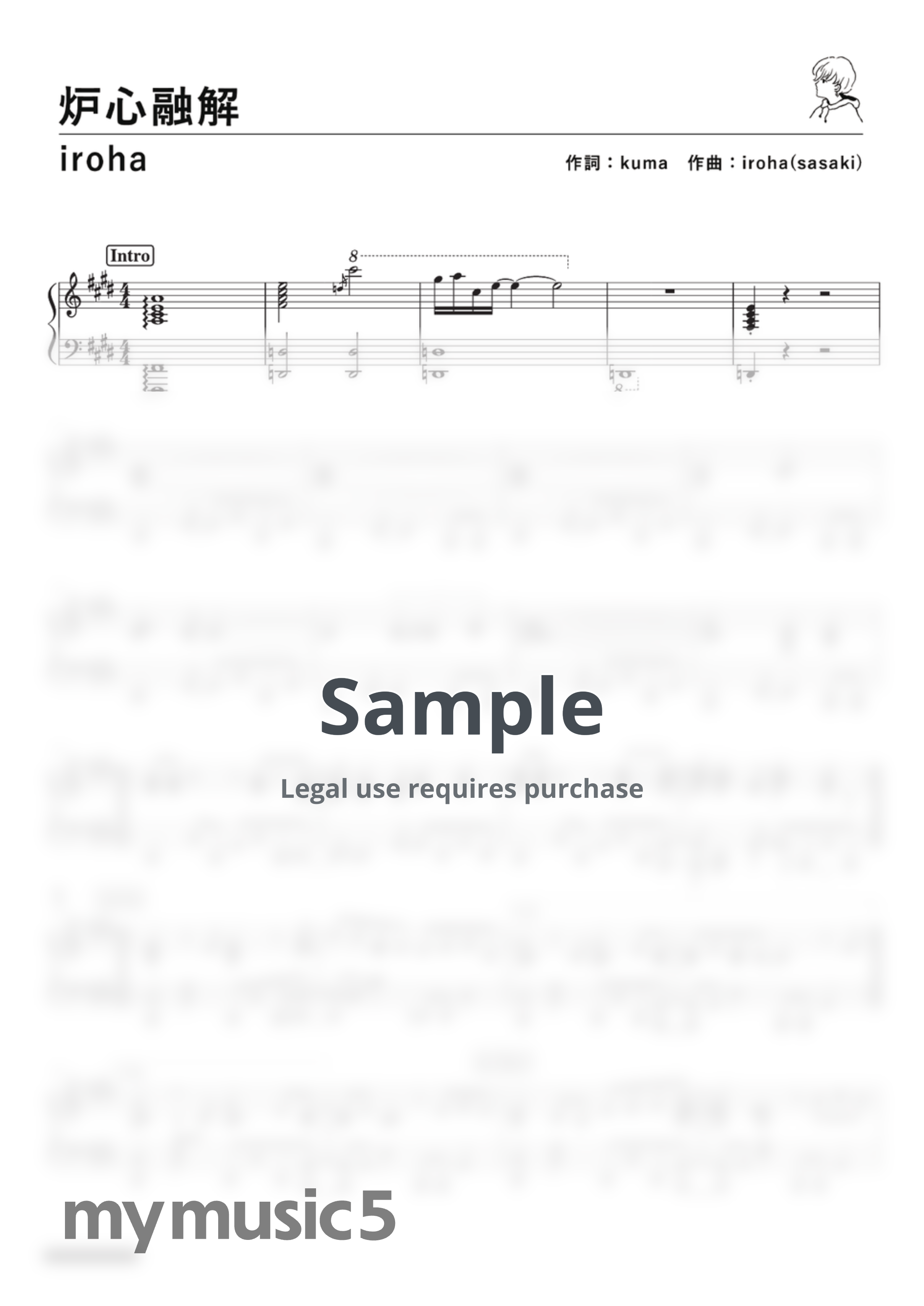 iroha - Meltdown (PianoSolo) by Fukane