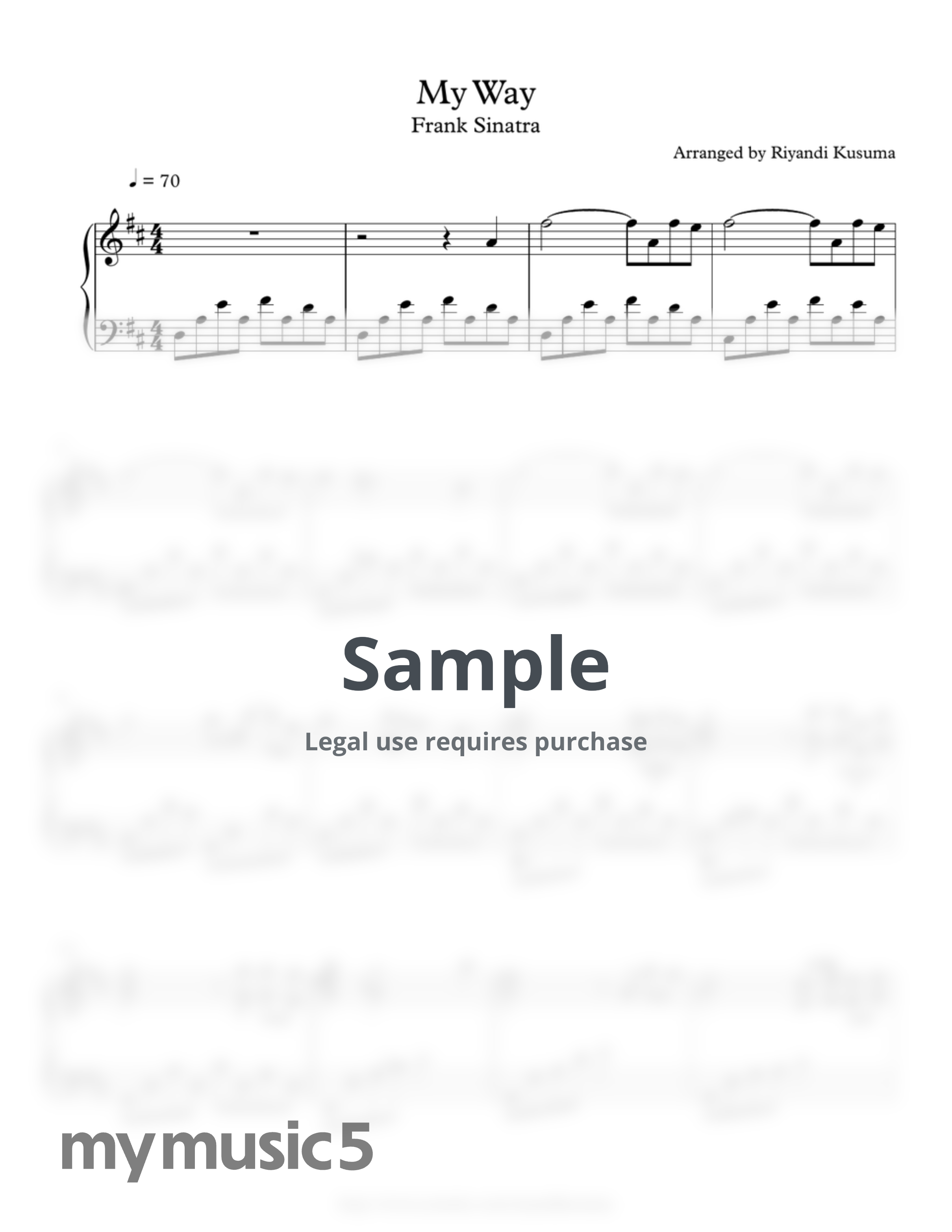 Frank Sinatra - My Way by Riyandi Kusuma