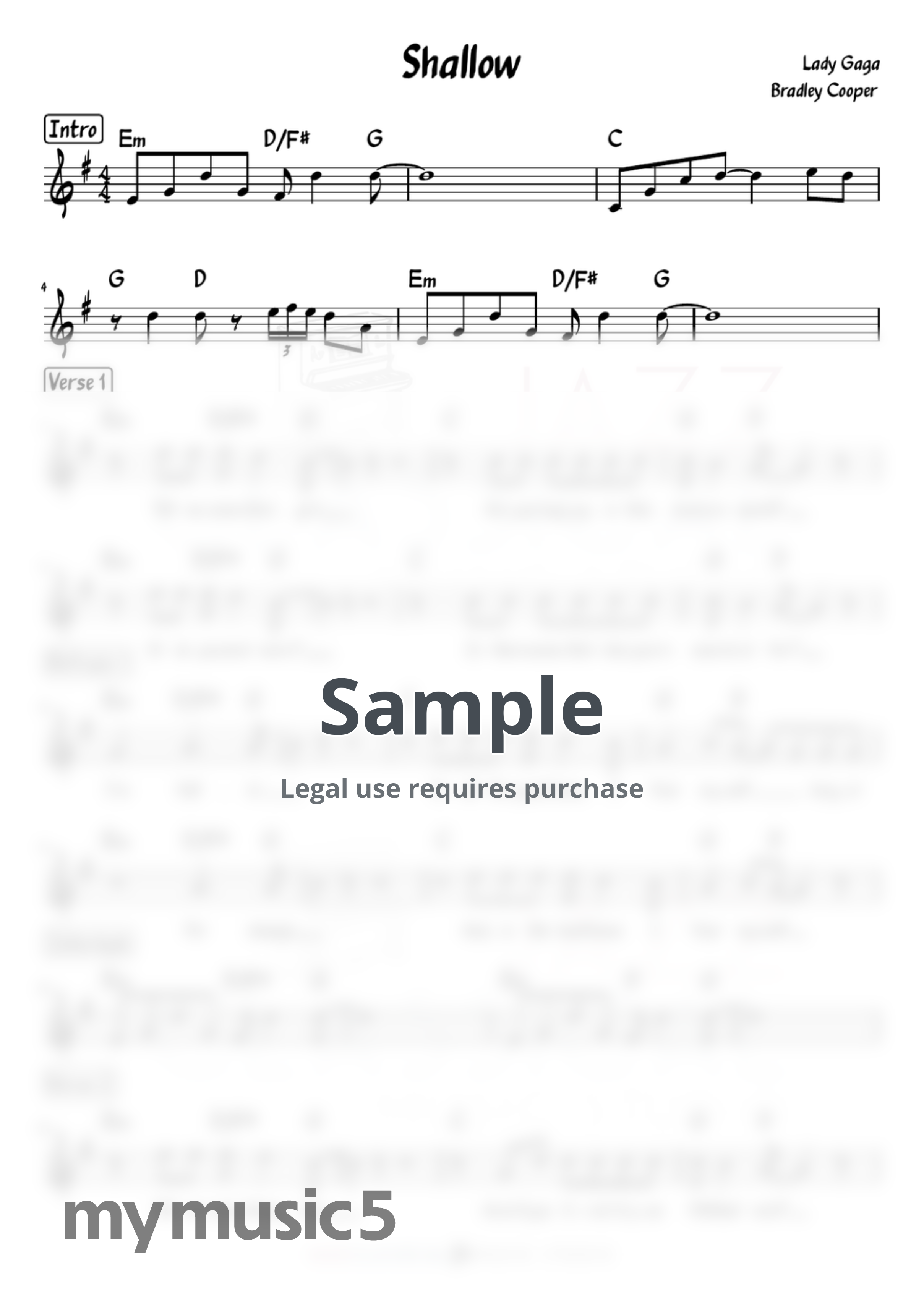 Lady Gaga &amp; Bradley Cooper - Shallow by Jazz Classical Music Studio