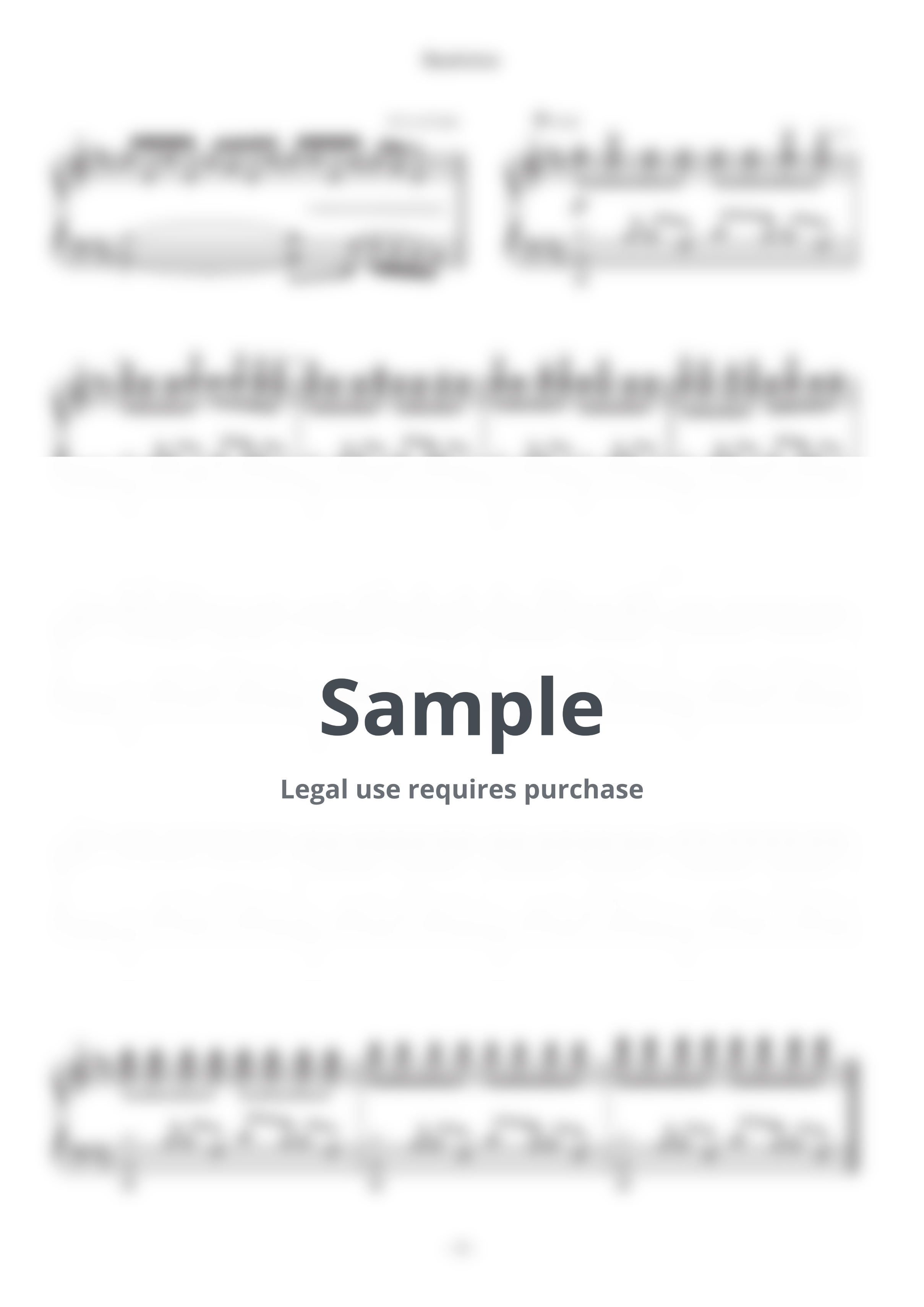 MIKA KOBAYASHI - Bauklotze(진격의 거인) (피아노 솔로・중급) by 빠른 음악(Fast Music)