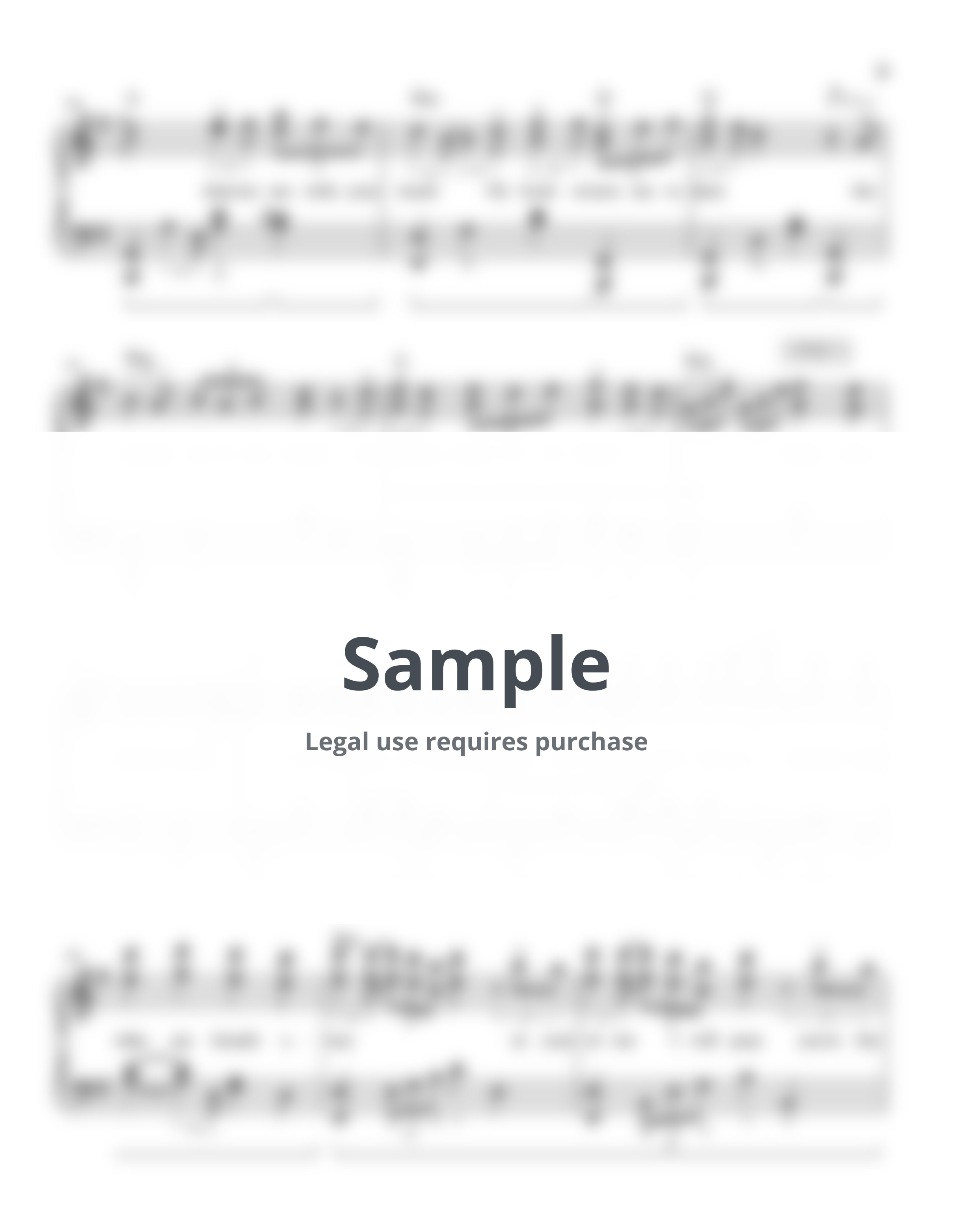 Alex Warren - Ordinary (Wedding version) (piano sheet music) by Mel's Music Corner