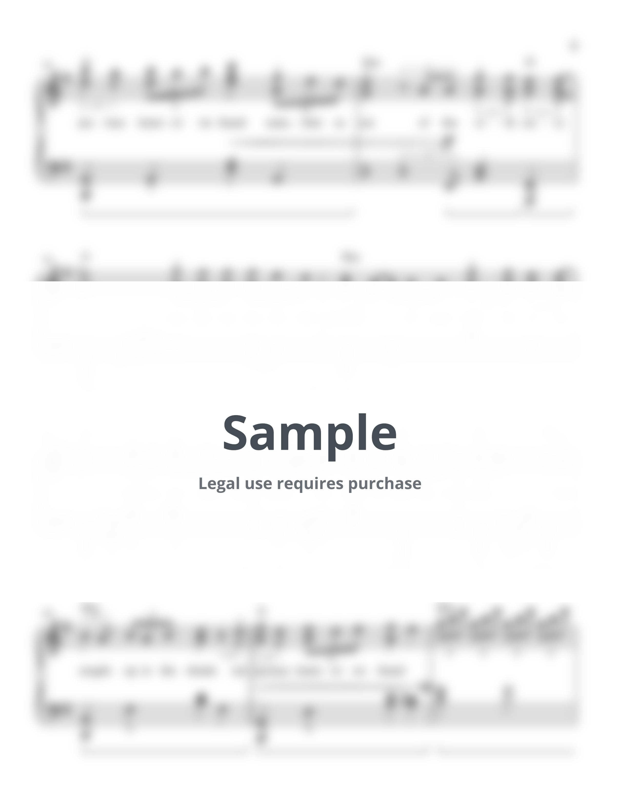 Alex Warren - Ordinary (Wedding version) (piano sheet music) by Mel's Music Corner