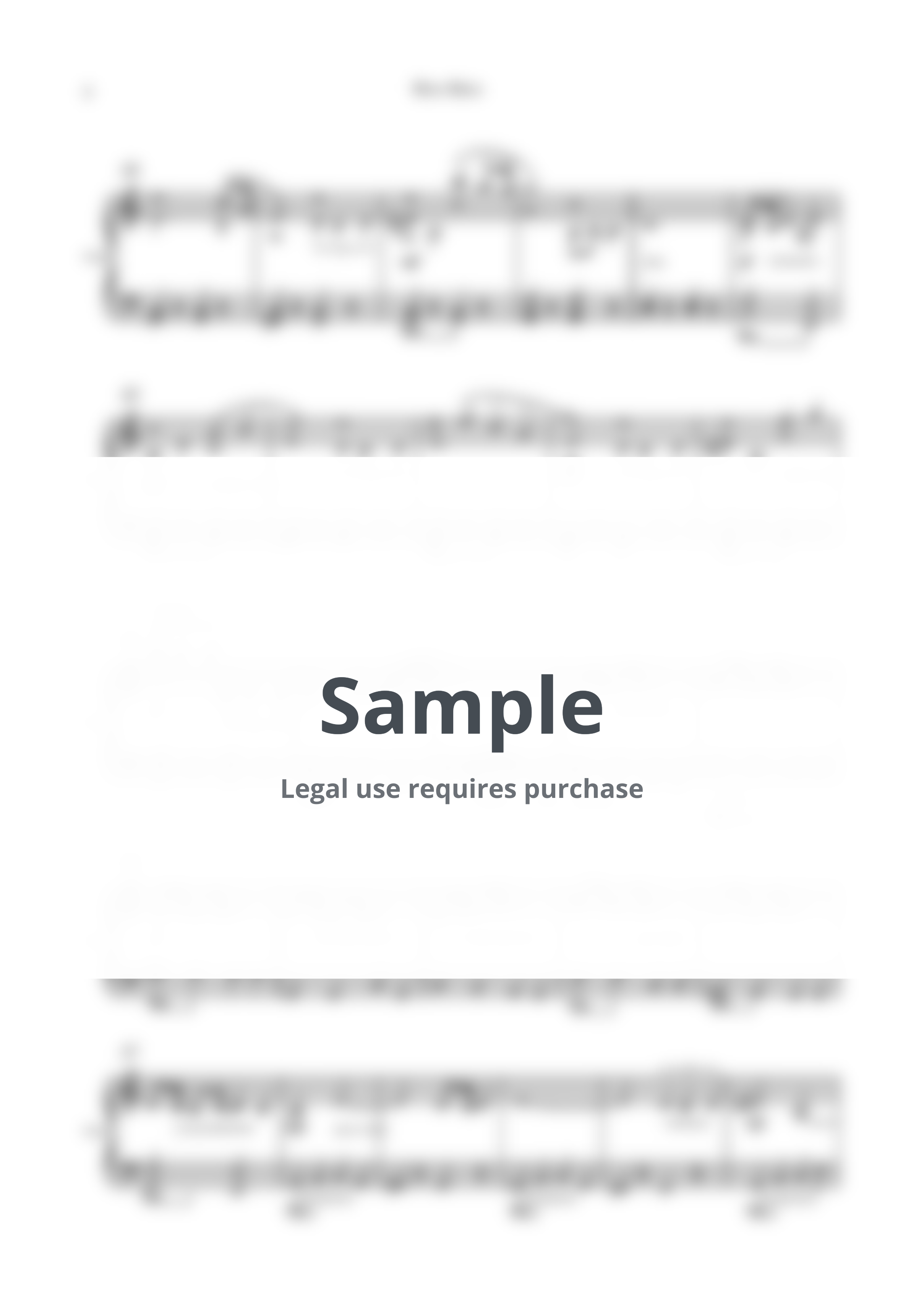 Irving Berlin - Blue Skies (Easy Piano Arrangement) by Edora