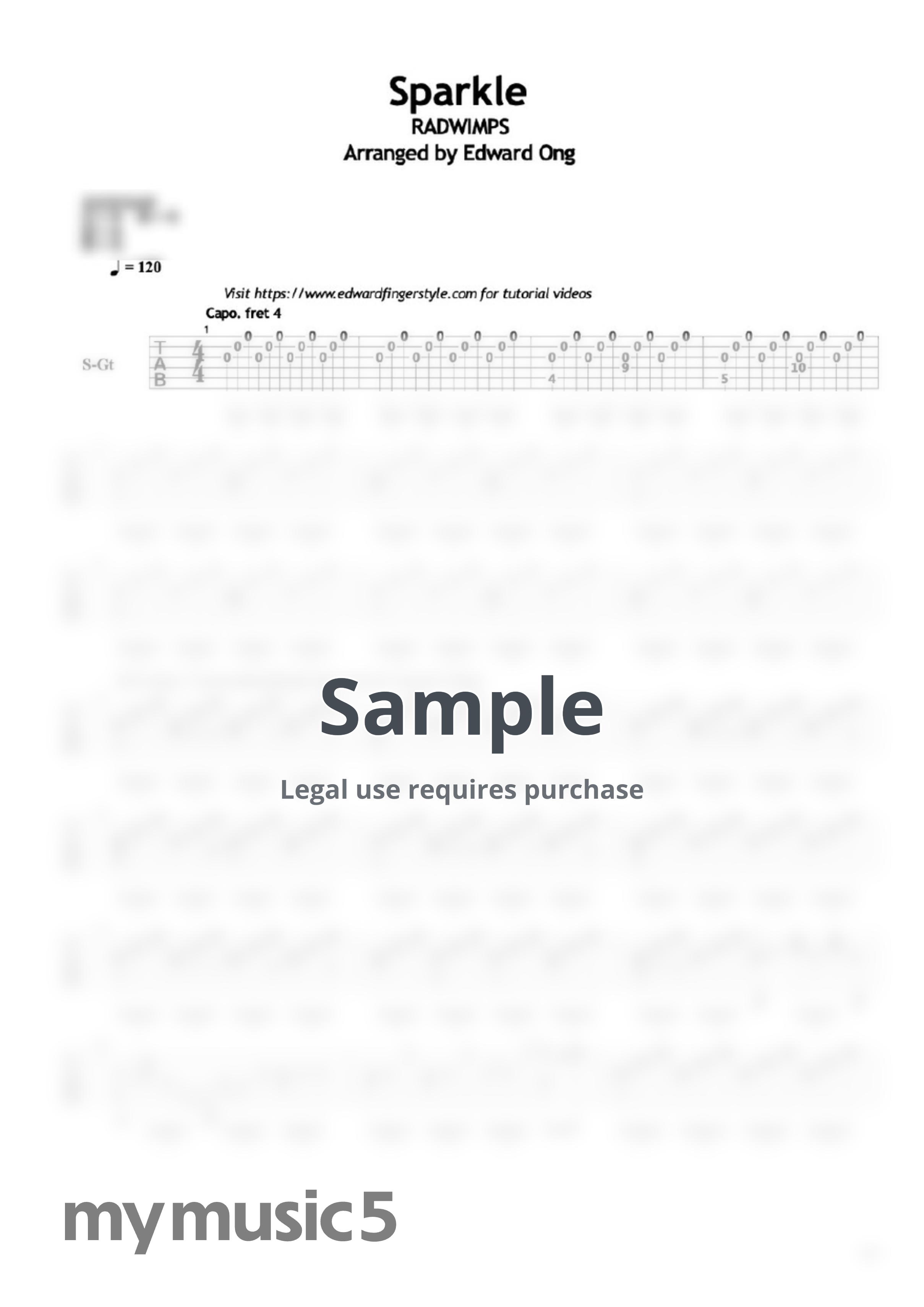 RADWIMPS - Sparkle by Edward Ong