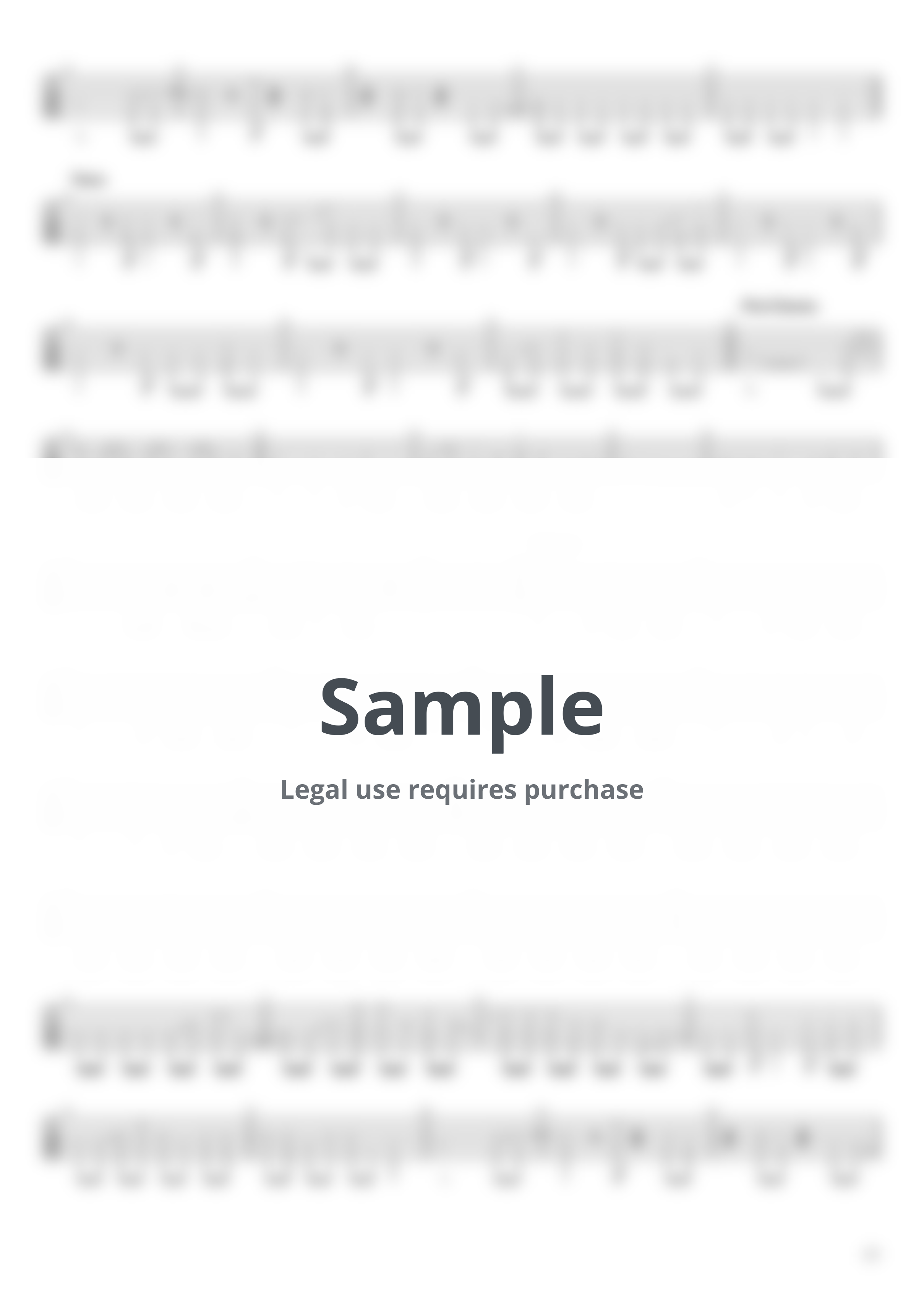 Kitamura Eri &amp; Nonaka Ai - and I'm home (Bass TAB) by Muya