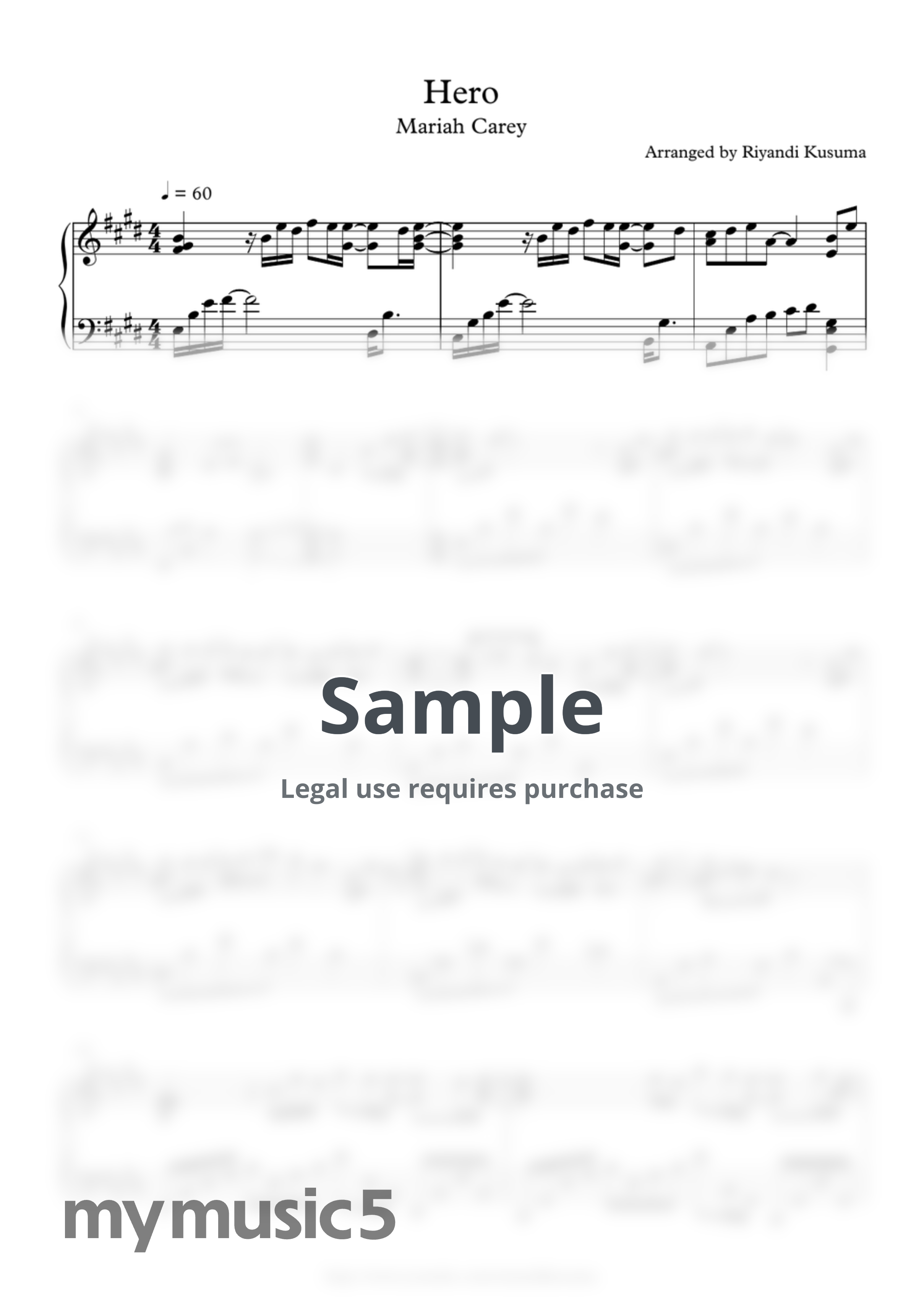 Mariah Carey - Hero by Riyandi Kusuma