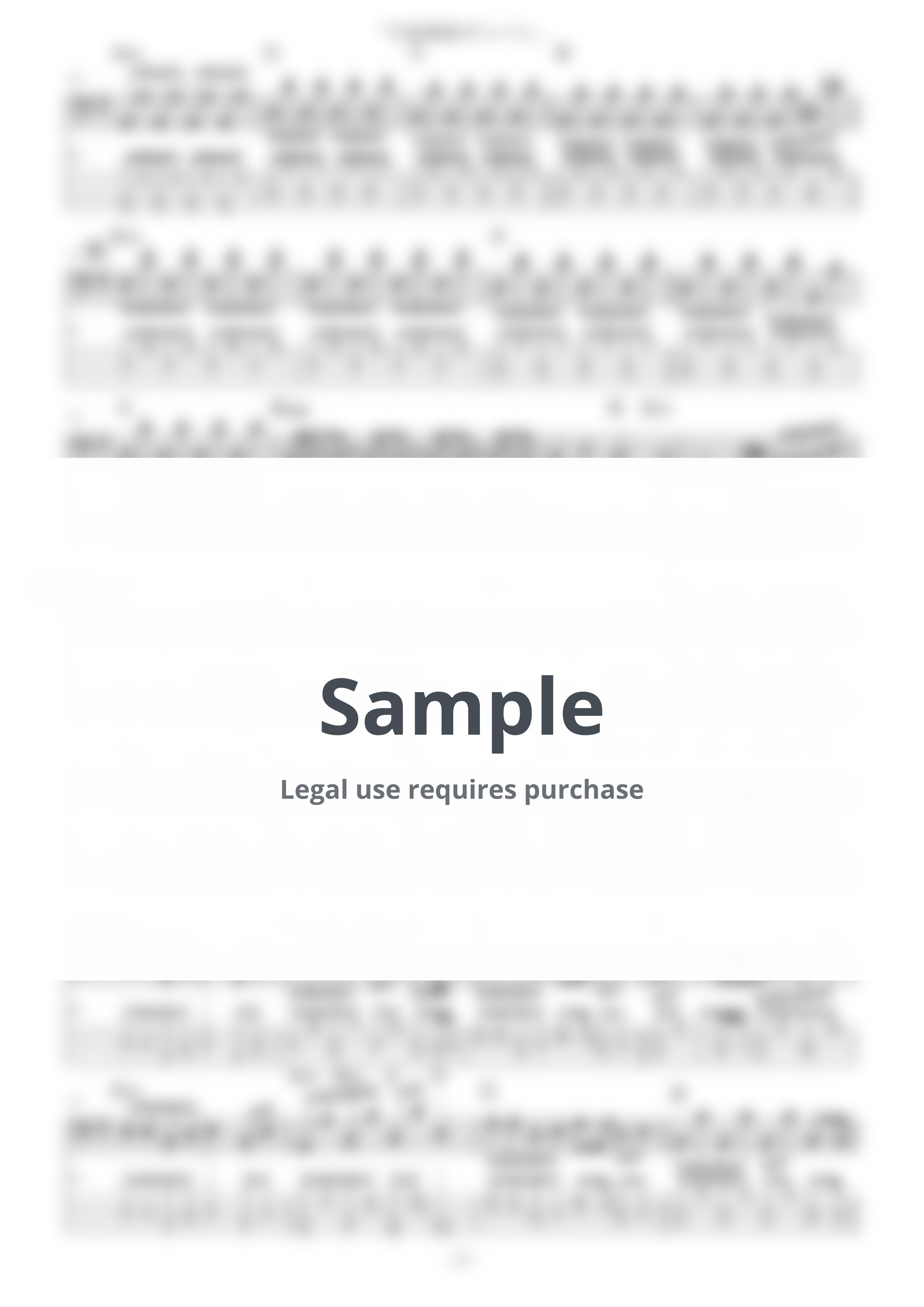 Akira Kushida - Space Sheriff Gavan(Uchuu Keiji Gavan) (BASS/Two-Line Staff : Grand Staff & TAB / Chords Included) by Kidorin