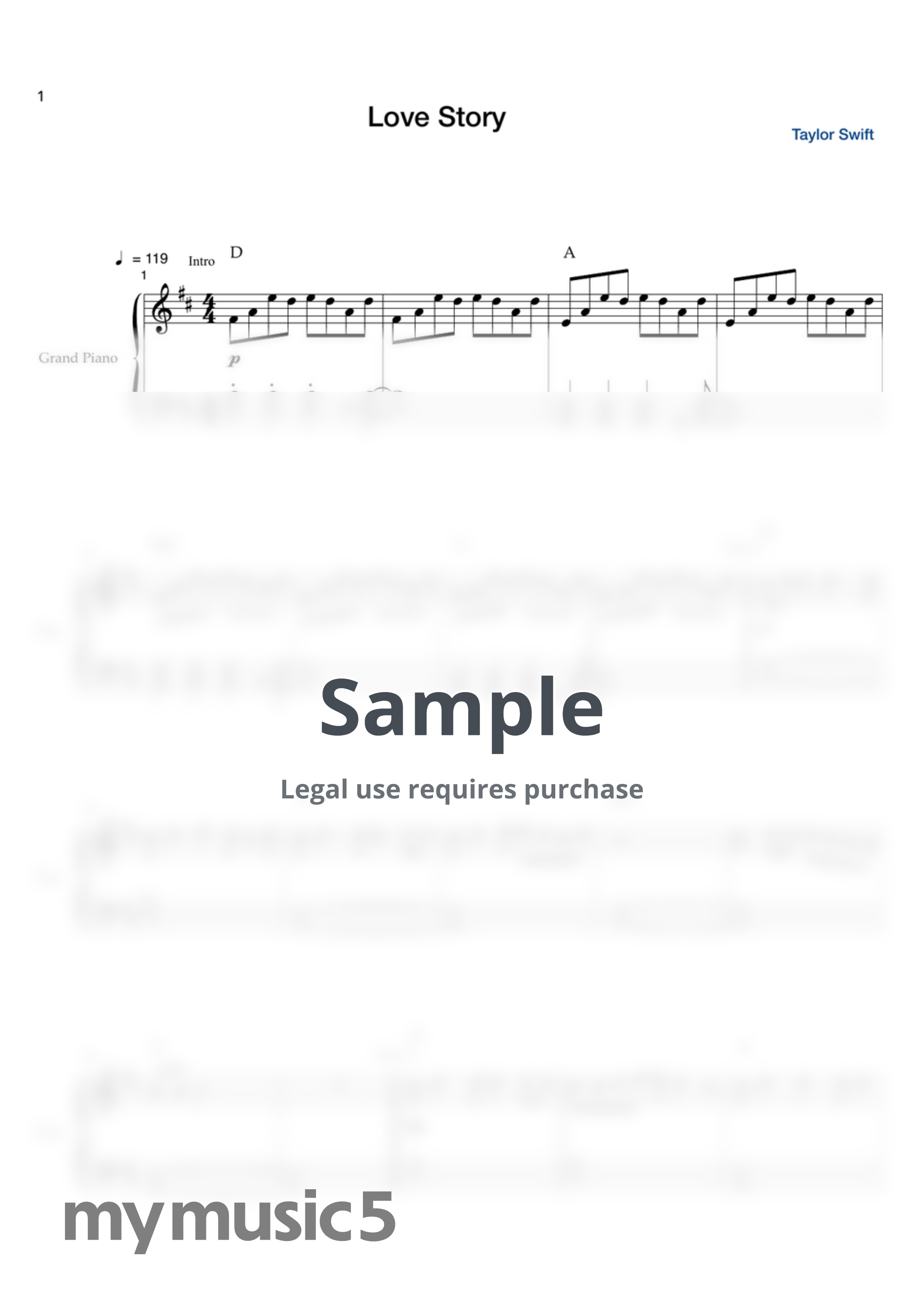 Taylor Swift - Love Story by Andy.C