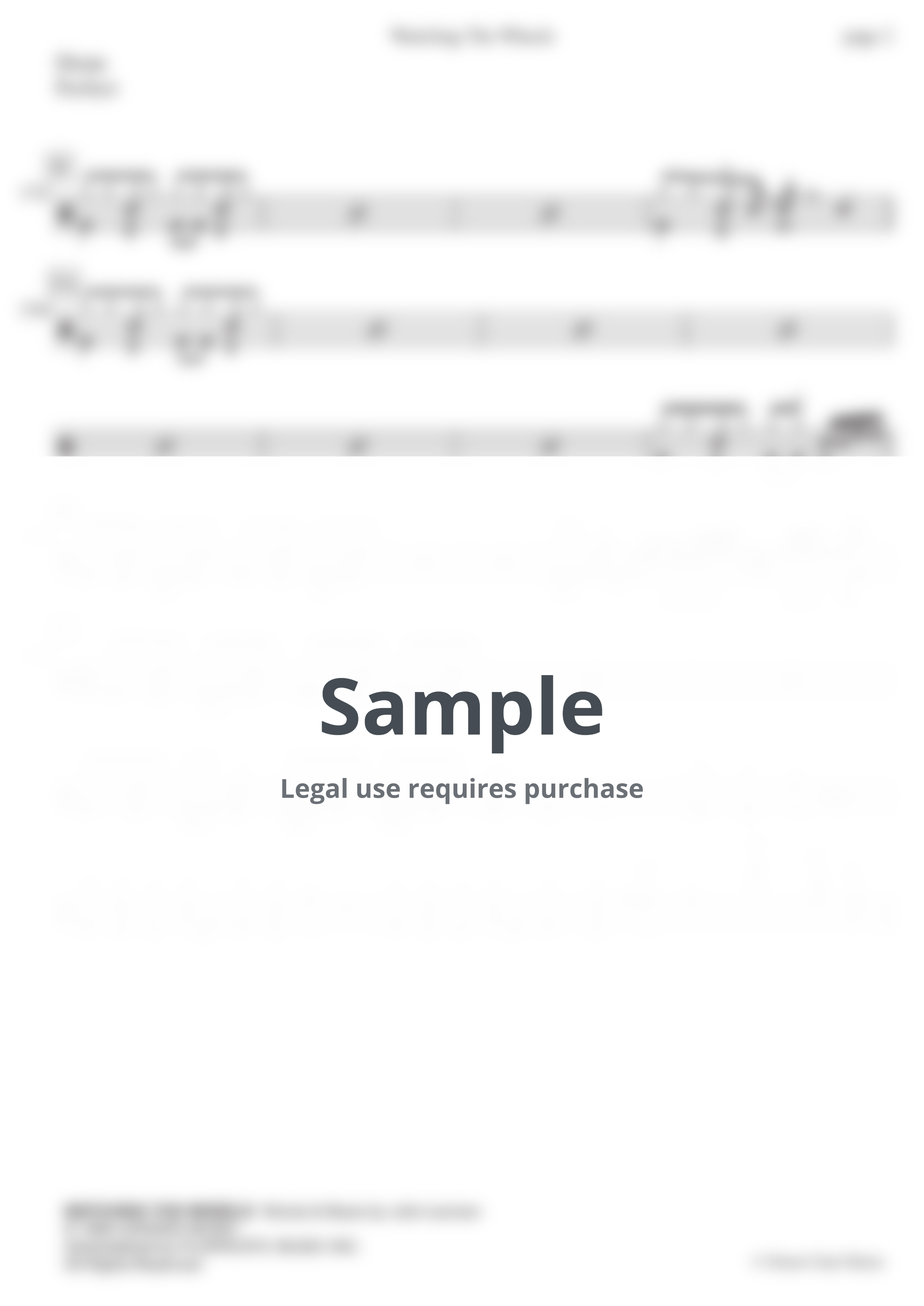 John Lennon - Watching The Wheels(完コピ譜) 드럼 악보 PDF | Drum Chart Music ...