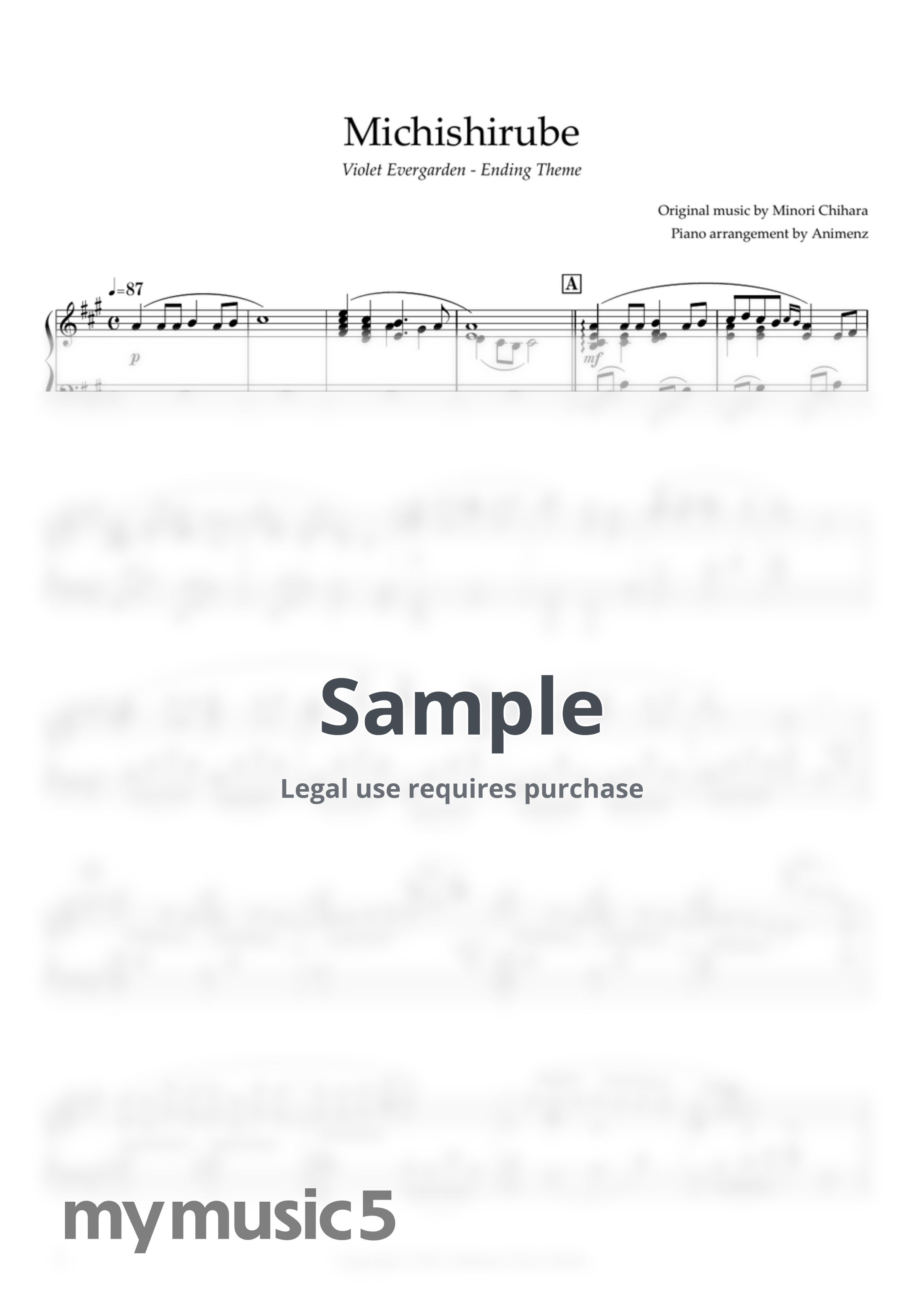 Minori Chihara - Michishirube (Violet Evergarden ED) by Animenz