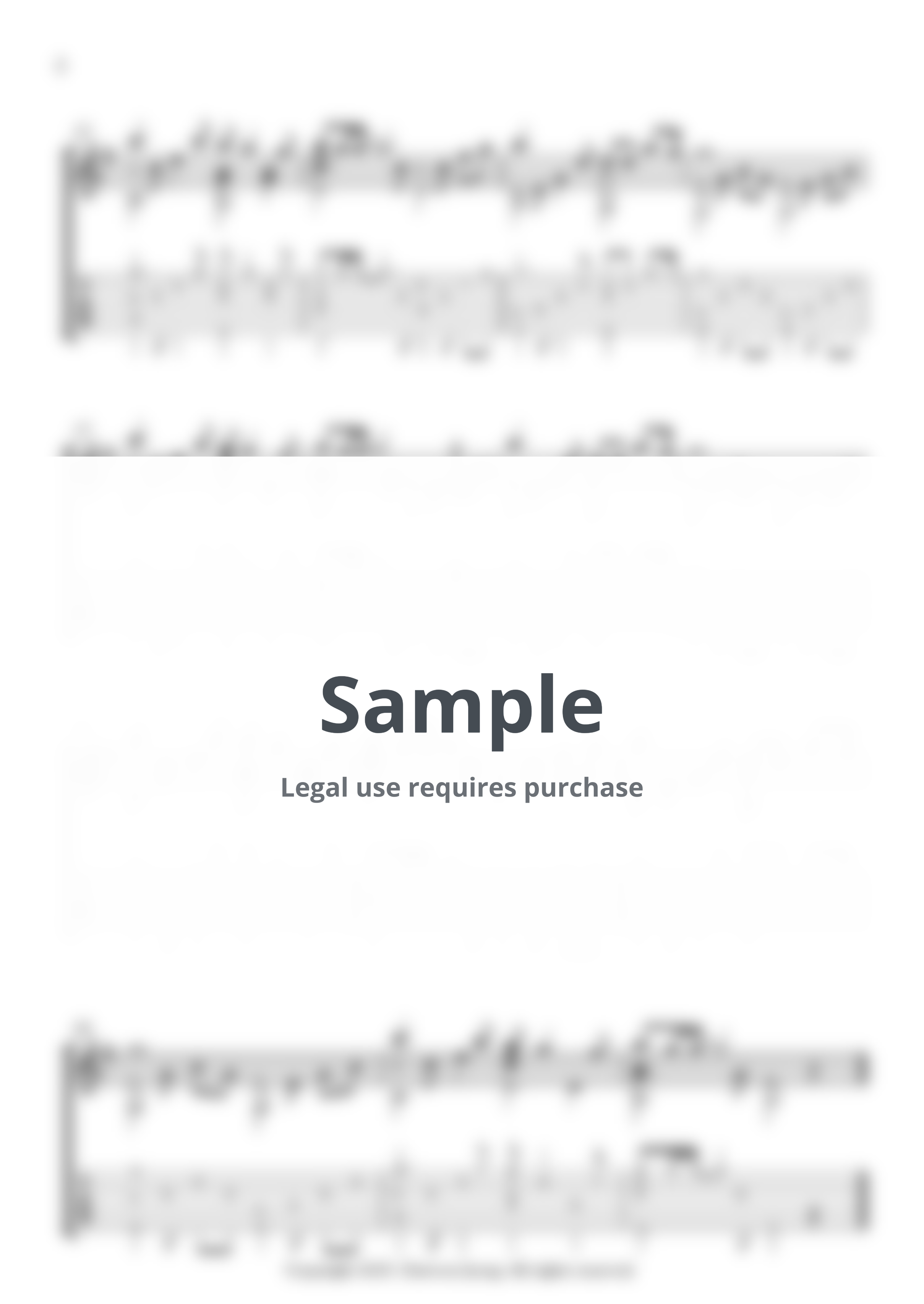 박재윤 - 사랑합니다 나의 예수님 (클래식기타 커버곡 / 오선+타브악보) by Dawoon Jeong