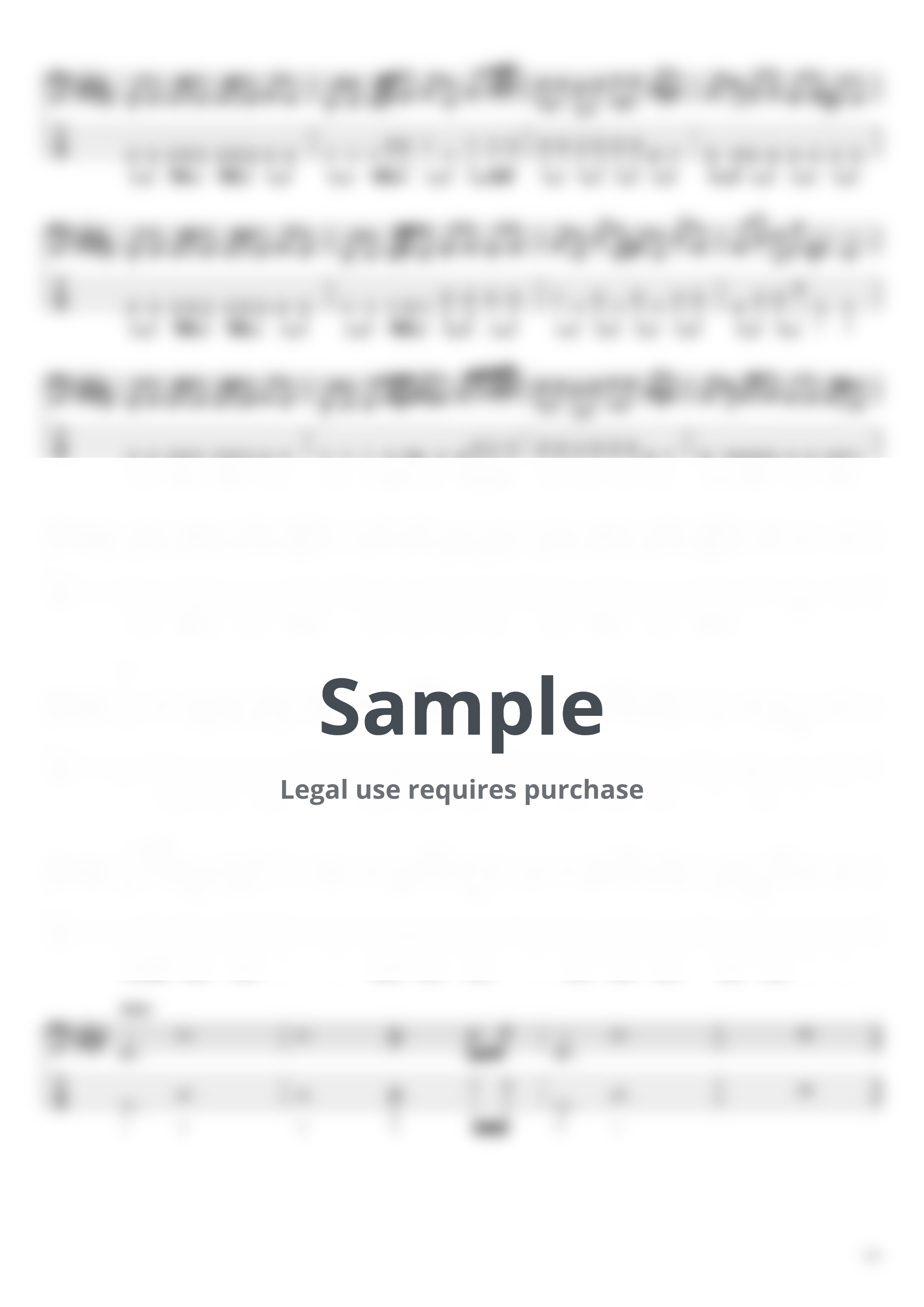 Official髭男dism - Cry Baby (BassTAB 4strings) by swbass