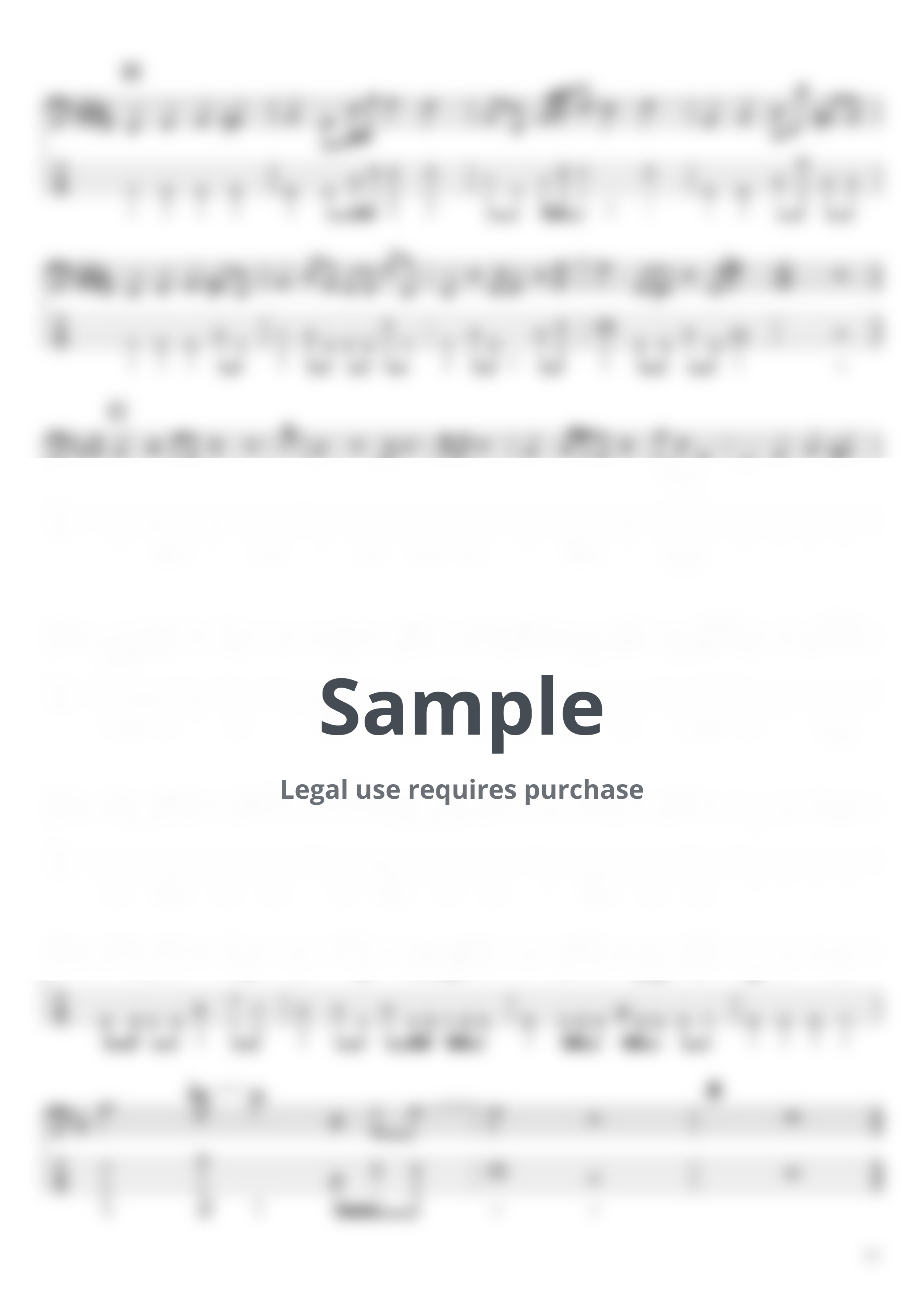 星野源 - 喜劇 (BassTAB 4strings) by swbass