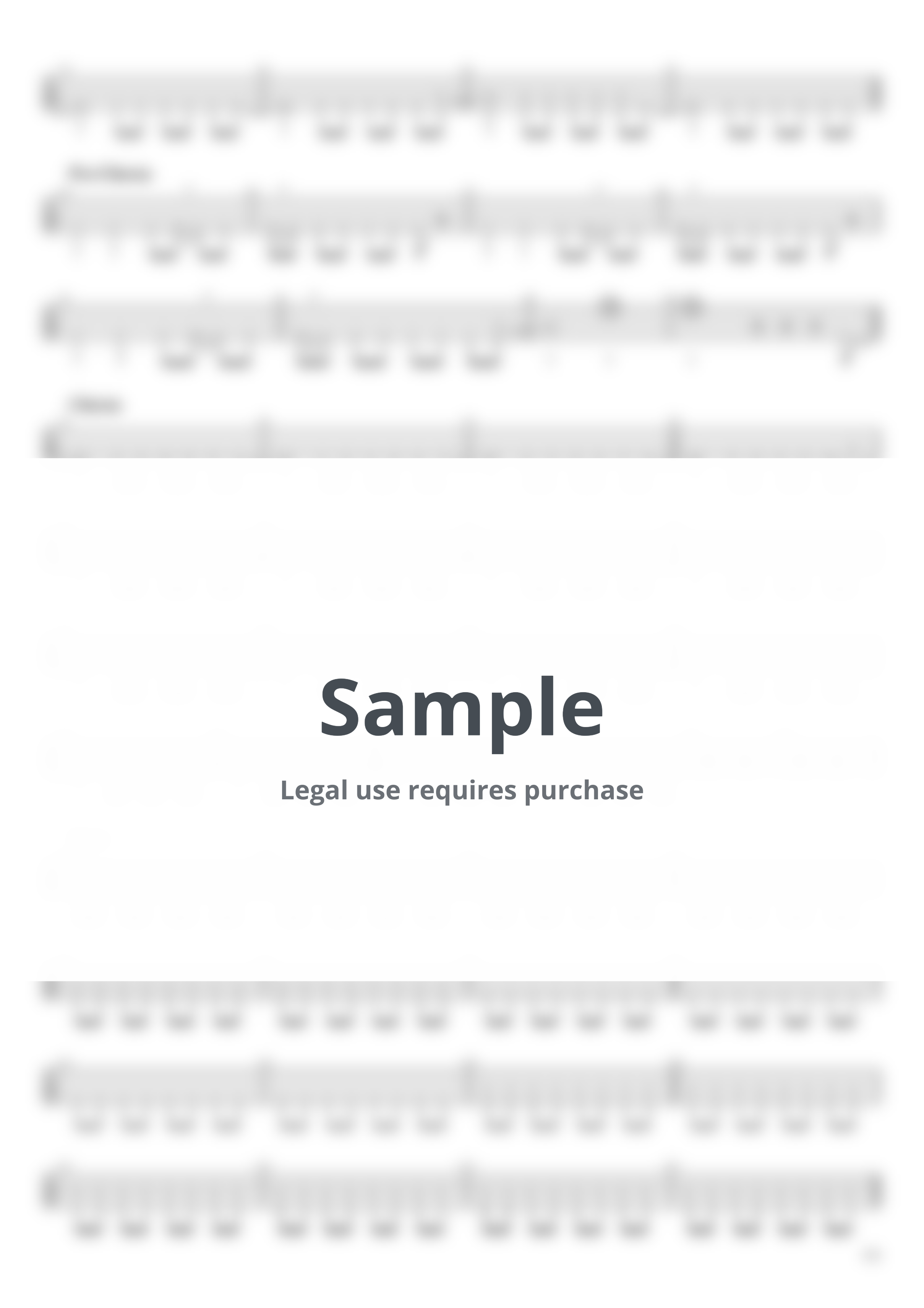 SPYAIR - SPYAIR - Genjyo Destruction / Genjō Destruction (B) by 악보하자