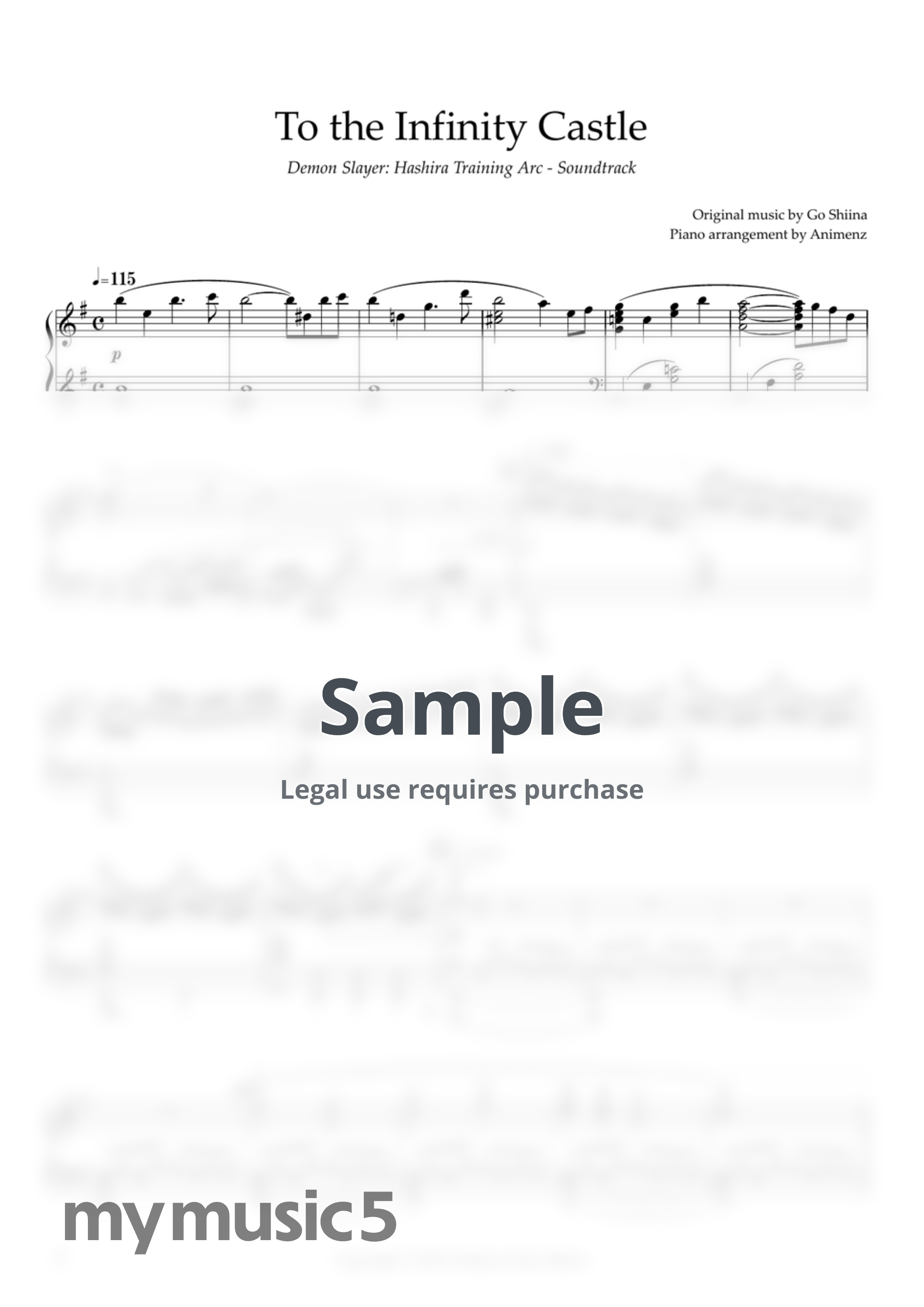 Go Shiina - Entrance to Infinity Castle (Demon Slayer: Hashira Training Arc - OST) by Animenz