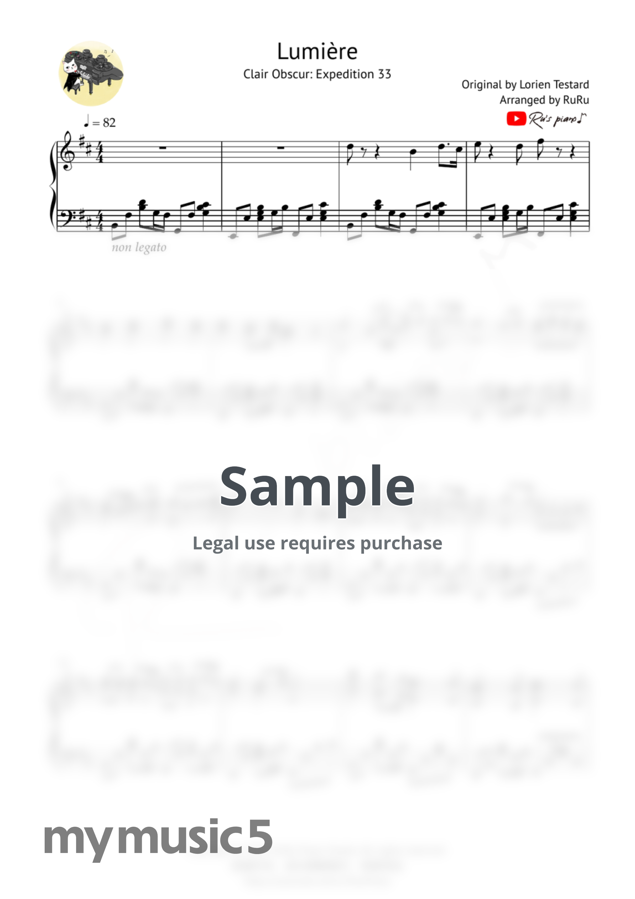 Lorien Testard - Lumière (Clair Obscur: Expedition 33) by Ru's Piano