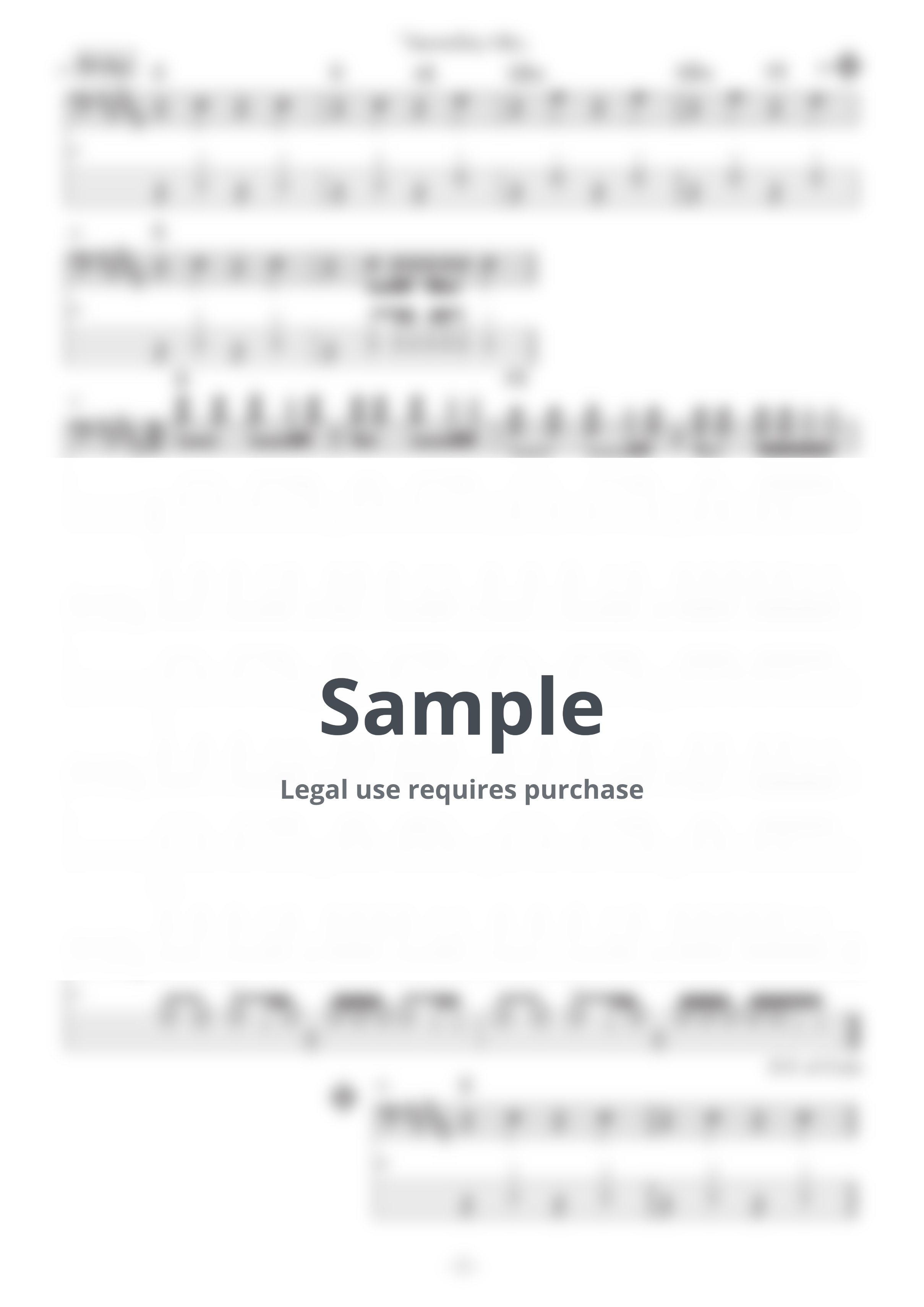 Red Hot Chili Peppers - Snow(Hey Oh) (BASS/Two-Line Staff : Grand Staff & TAB / Chords Included) by Kidorin