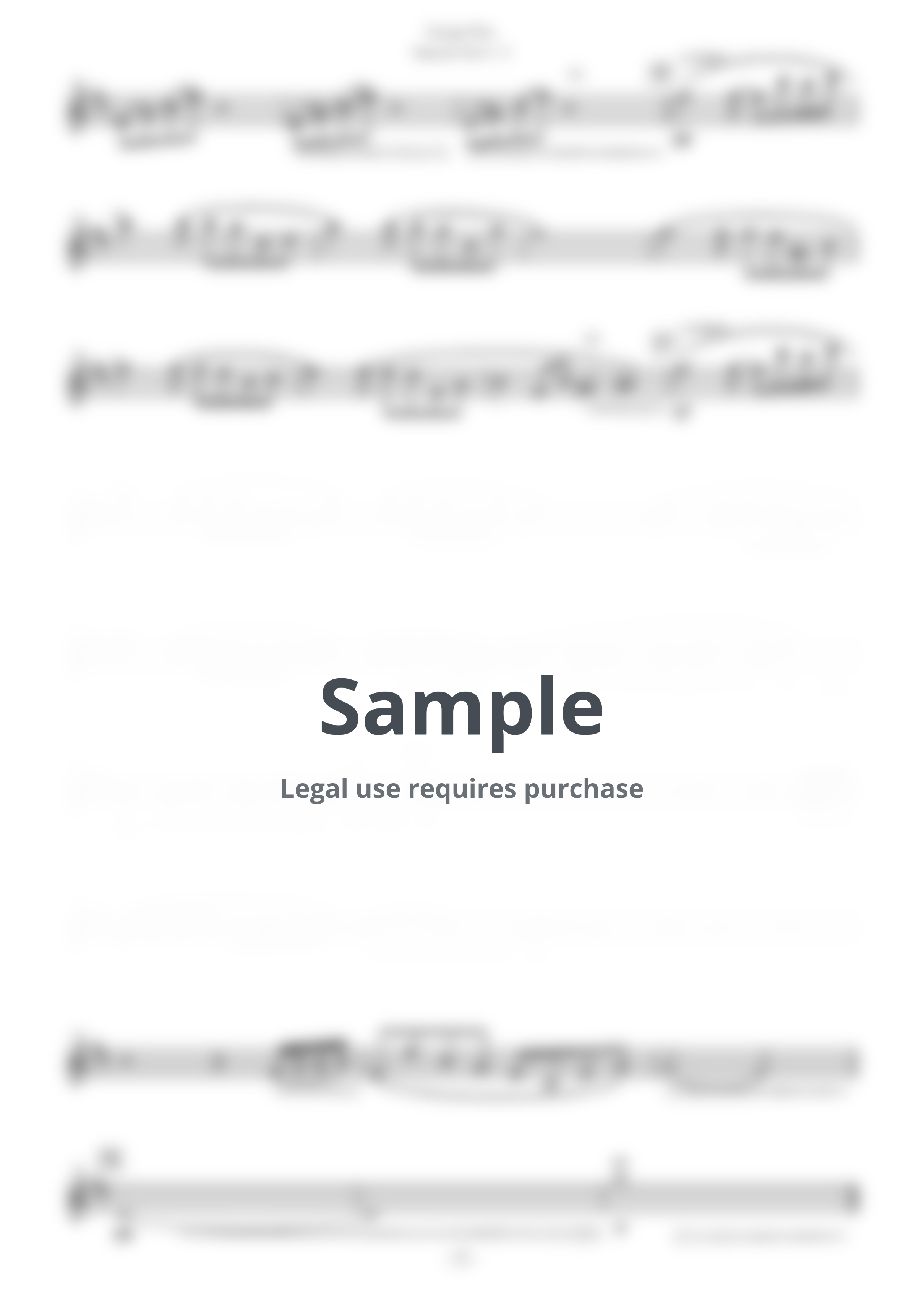 坂本龍一 - energy flow (サックス四重奏/原調C-Major) by studio Pon