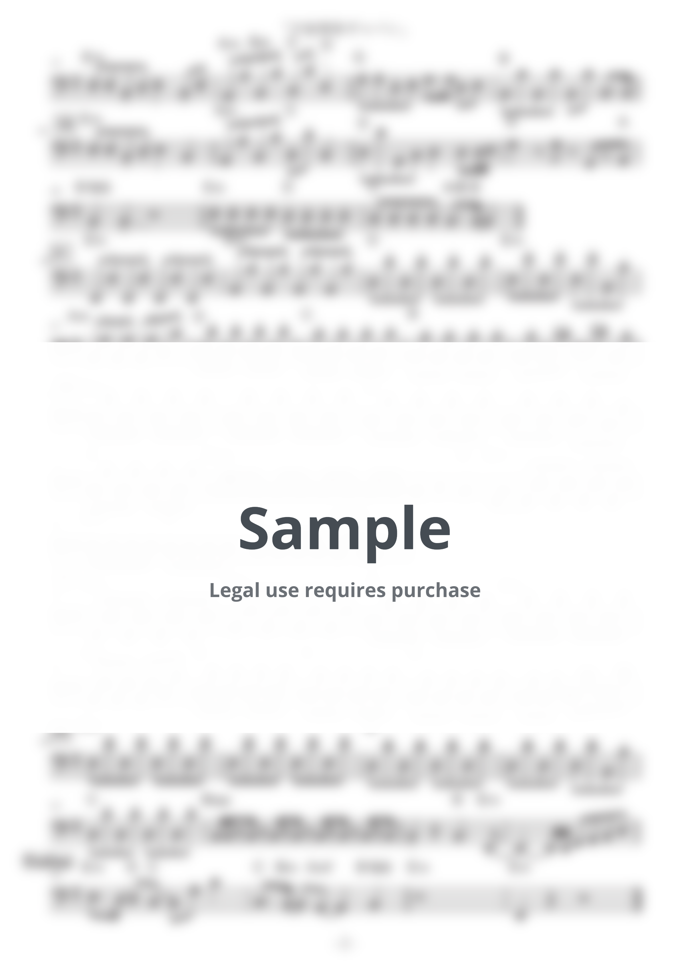 Akira Kushida - Space Sheriff Gavan (Uchuu Keiji Gavan) (BASS/Grand Staff Only: Grand Staff / Chords Included) by Kidorin