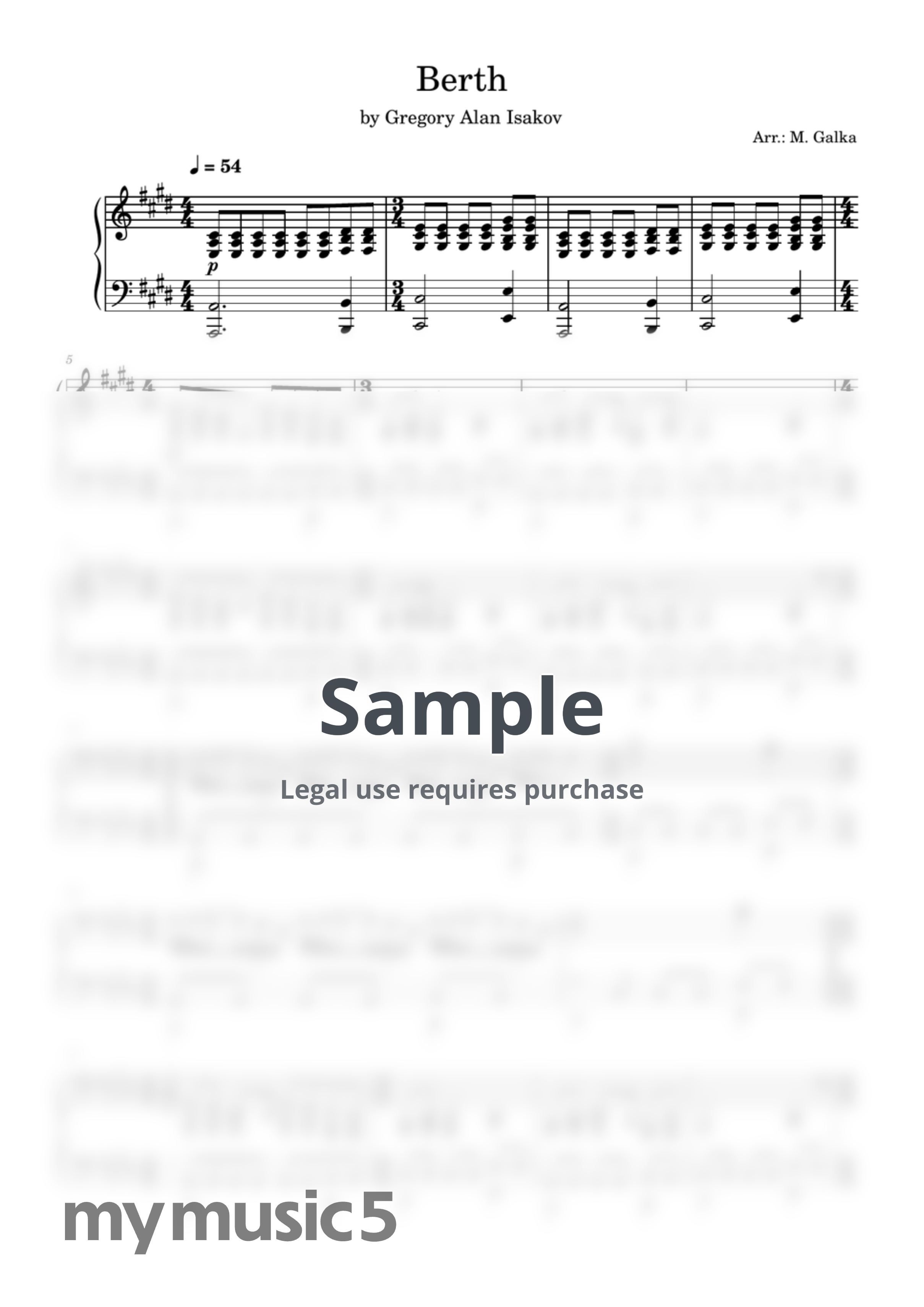 Gregory Alan Isakov - Berth by M. Galka