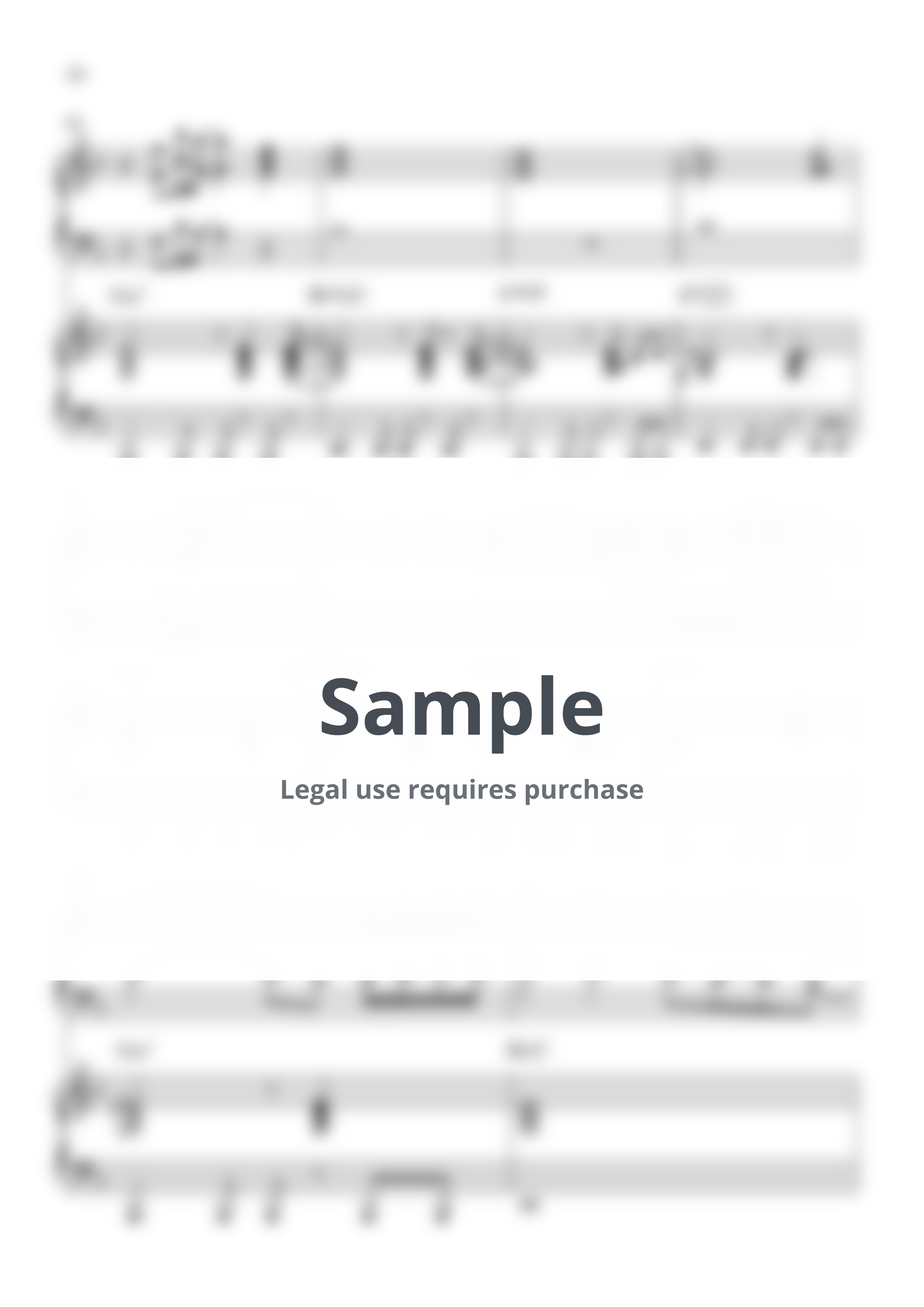 마이클잭슨 - Love Never Felt So Good (Main Synth + Sub Synth) (Band Keyboard Sheetmusic) by BlindPiano