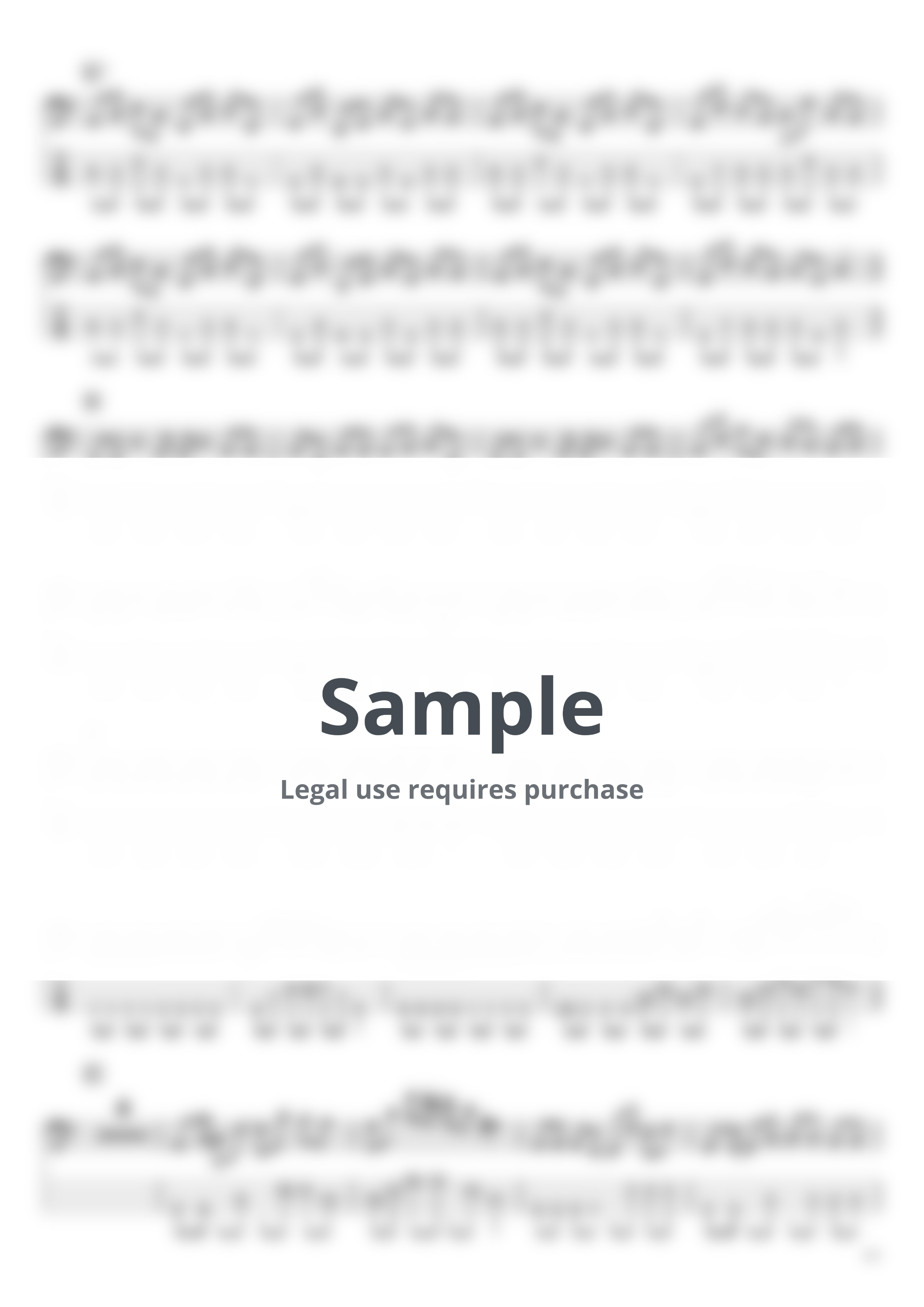 優里 - カーテンコール (BassTAB 4strings) by swbass