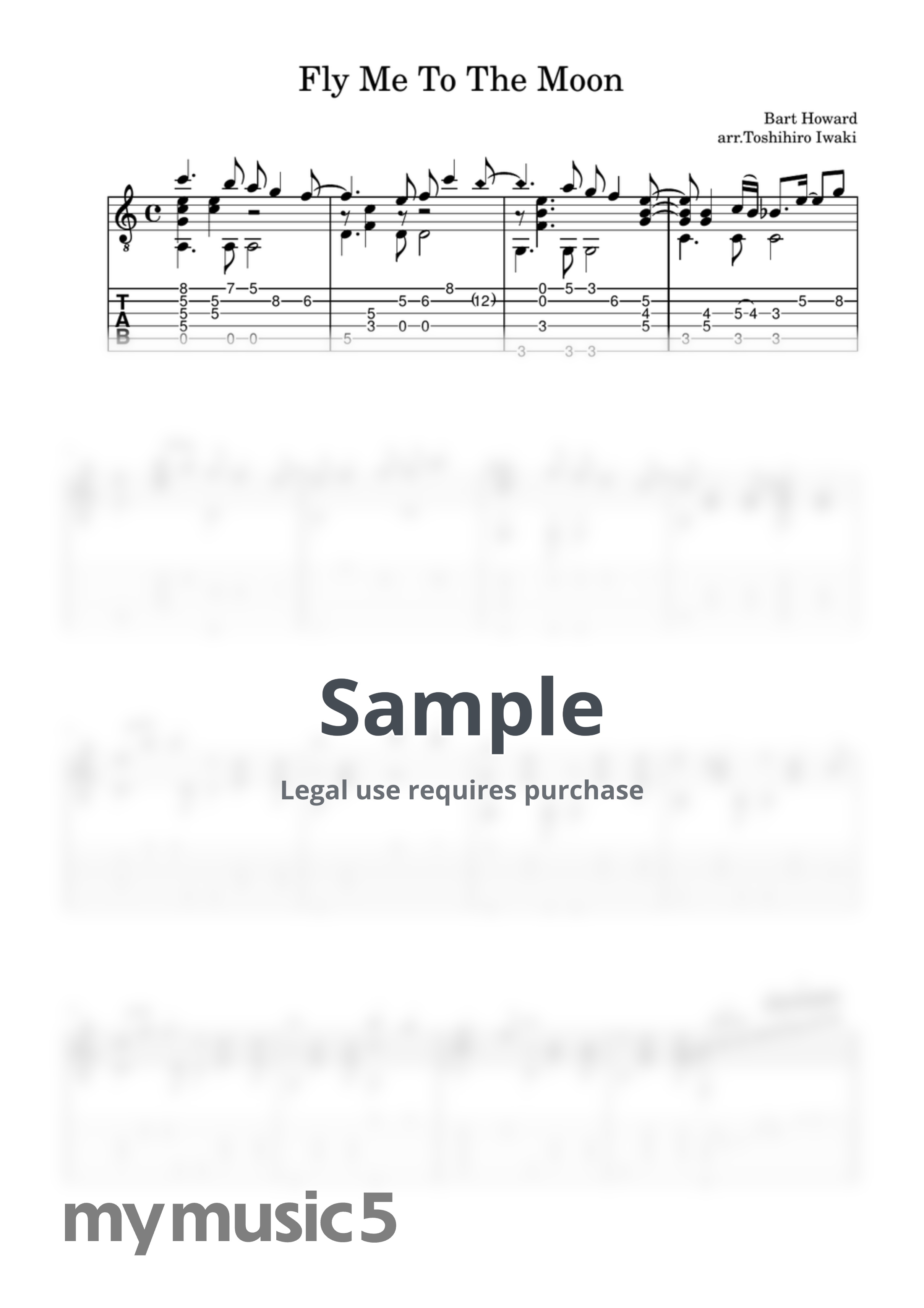 Bart Howard - Fly Me To The Moon by Toshihiro Iwaki