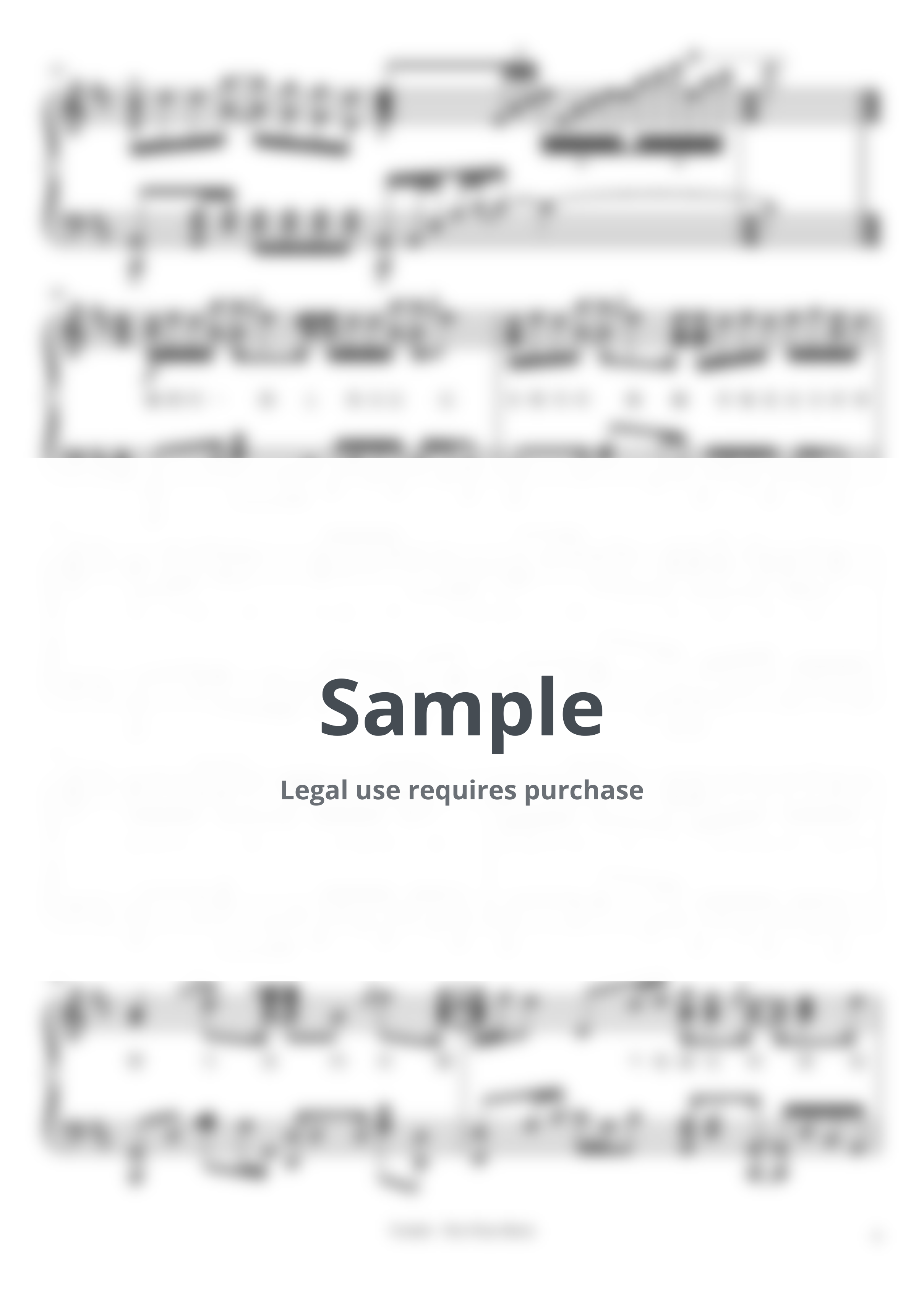 理想混蛋 Bestards - 離開的一路上 Farewell by Nice piano sheets