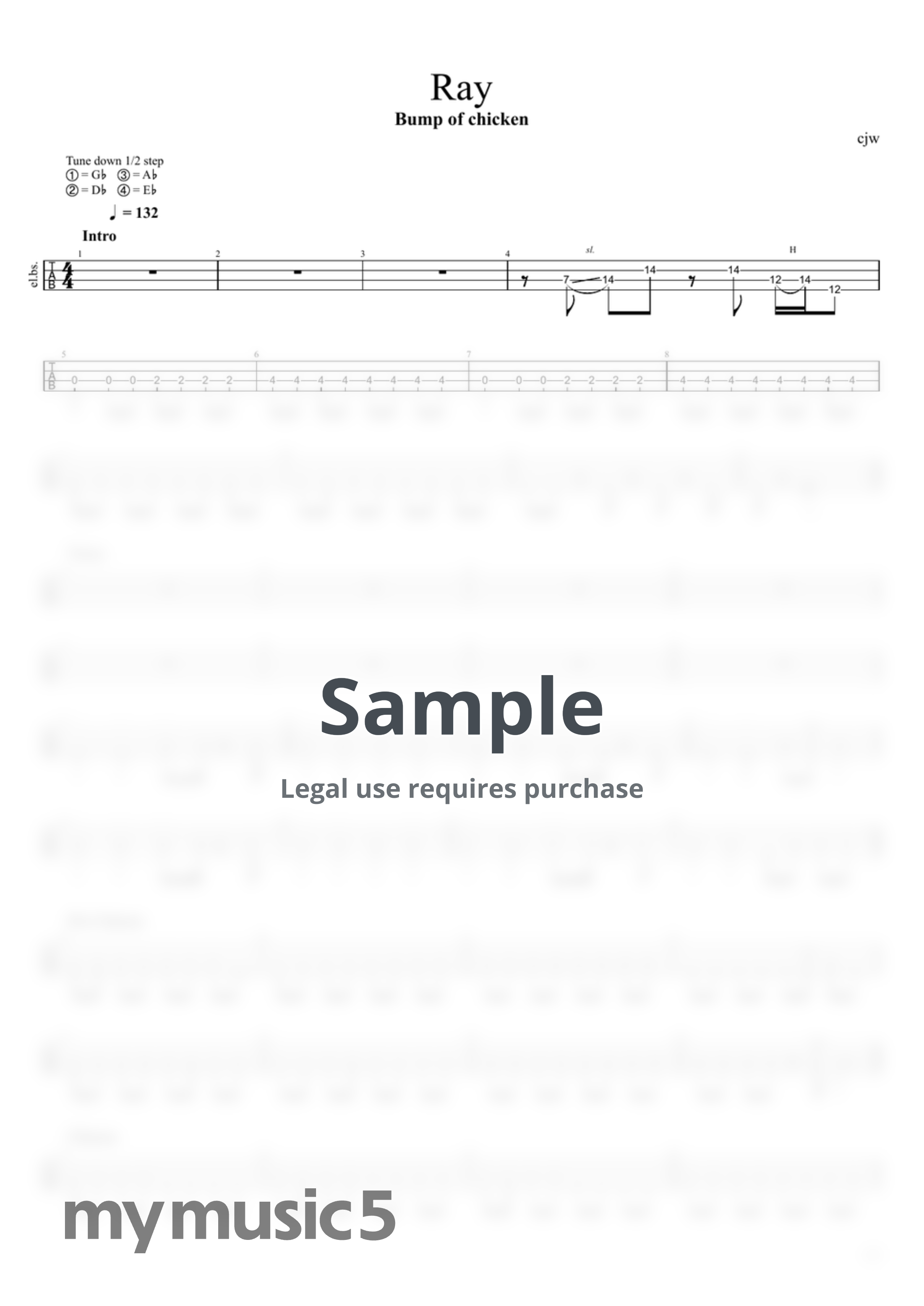 bump of chicken - ray by cjw