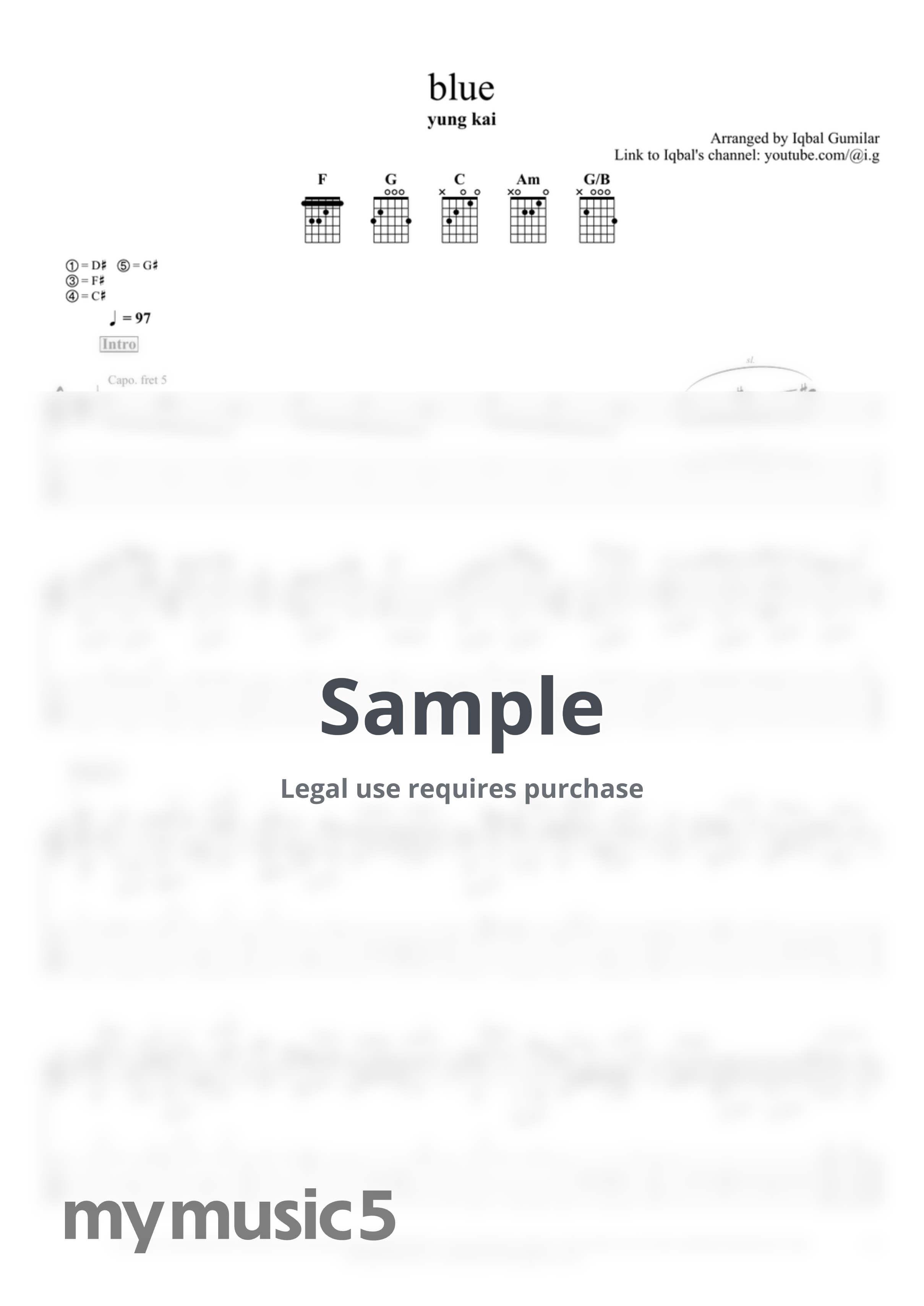 yung kai - blue by Iqbal Gumilar