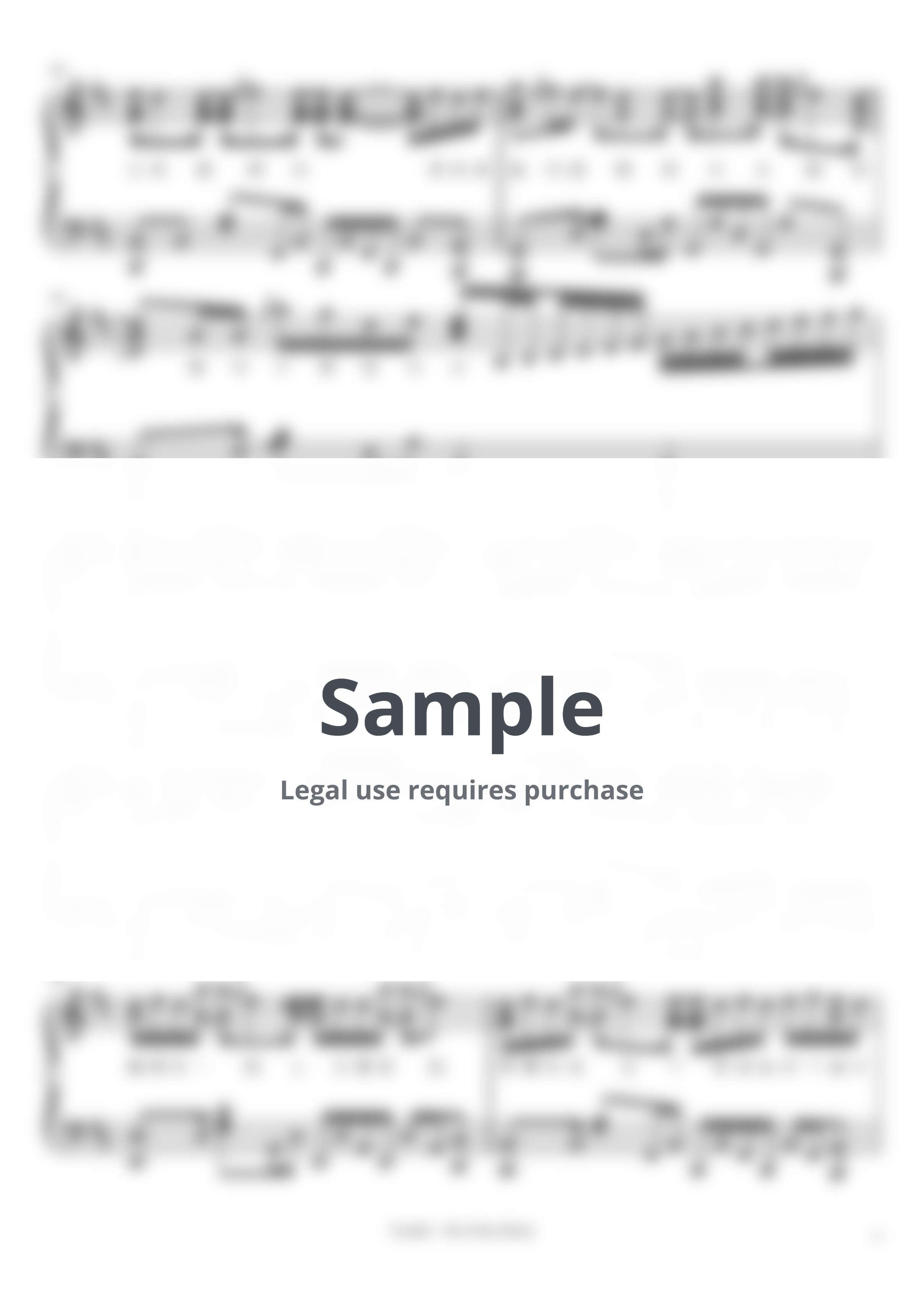 理想混蛋 Bestards - 離開的一路上 Farewell by Nice piano sheets