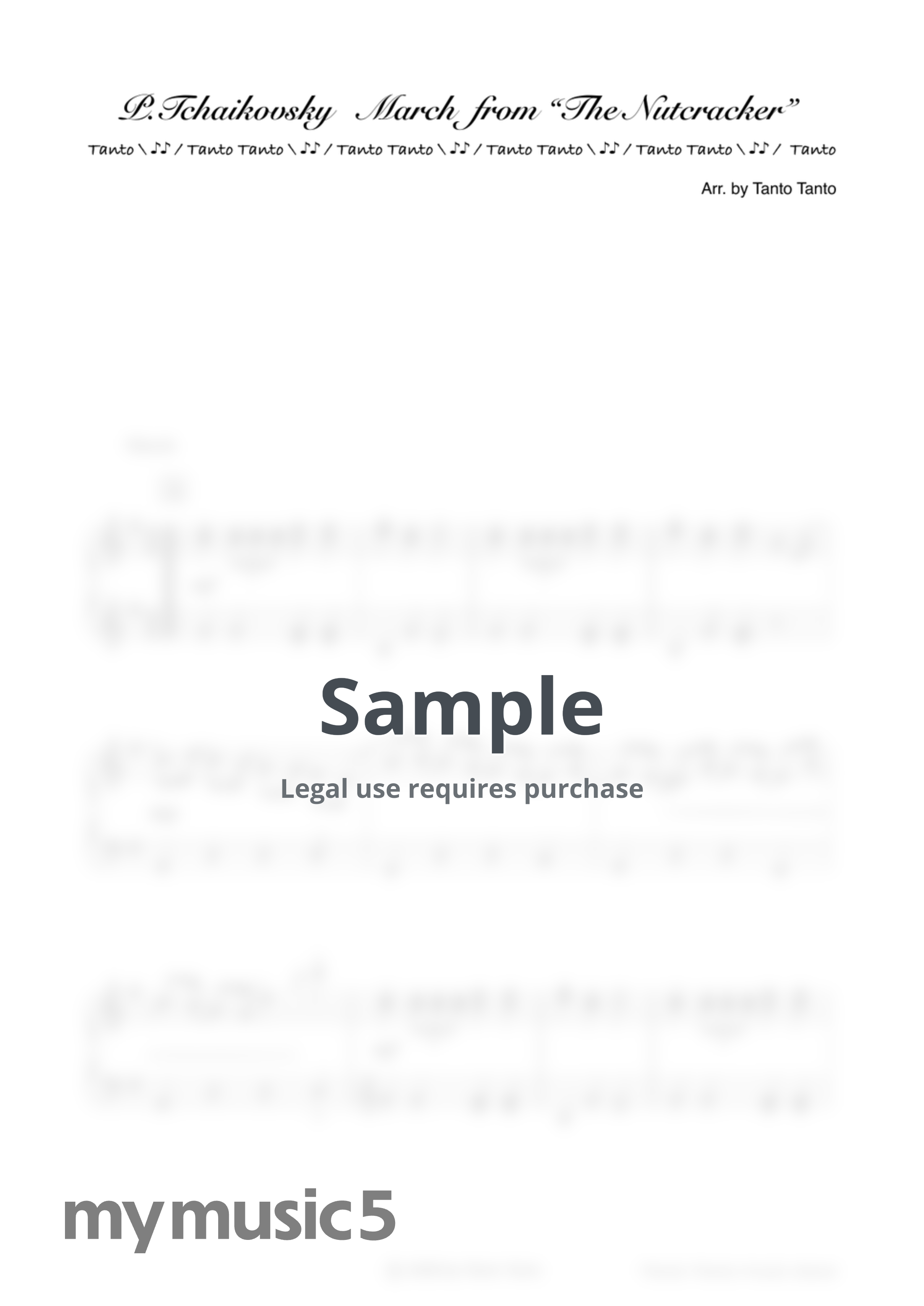 Pyotr Il'yich Tchaikovsky - “The Nutcracker” March (Ballet Music ☆☆ Piano Solo in G) by Tanto Tanto