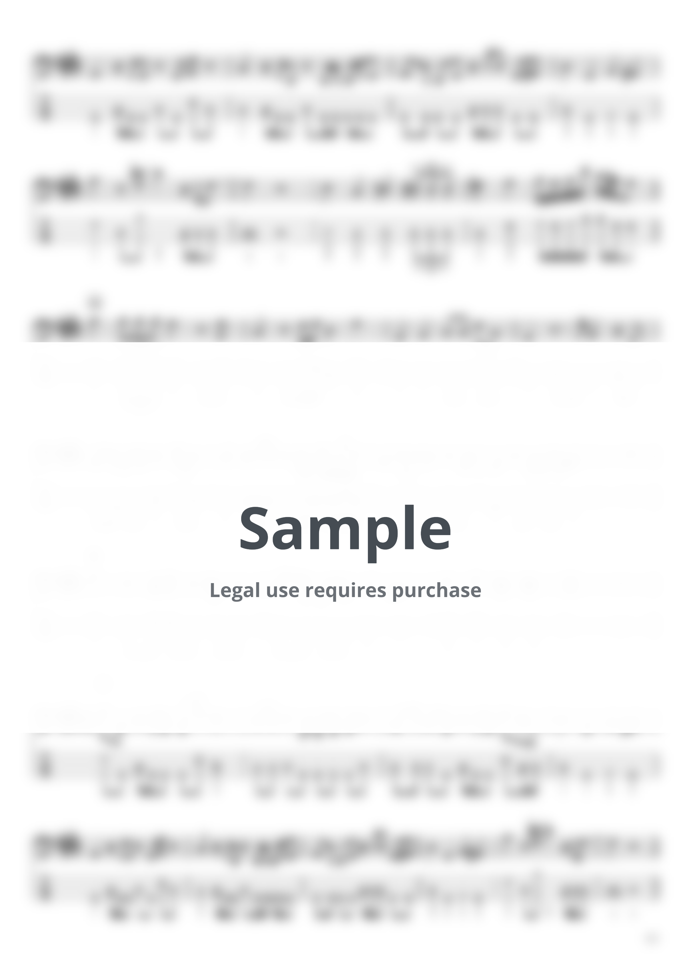 星野源 - 喜劇 (BassTAB 4strings) by swbass