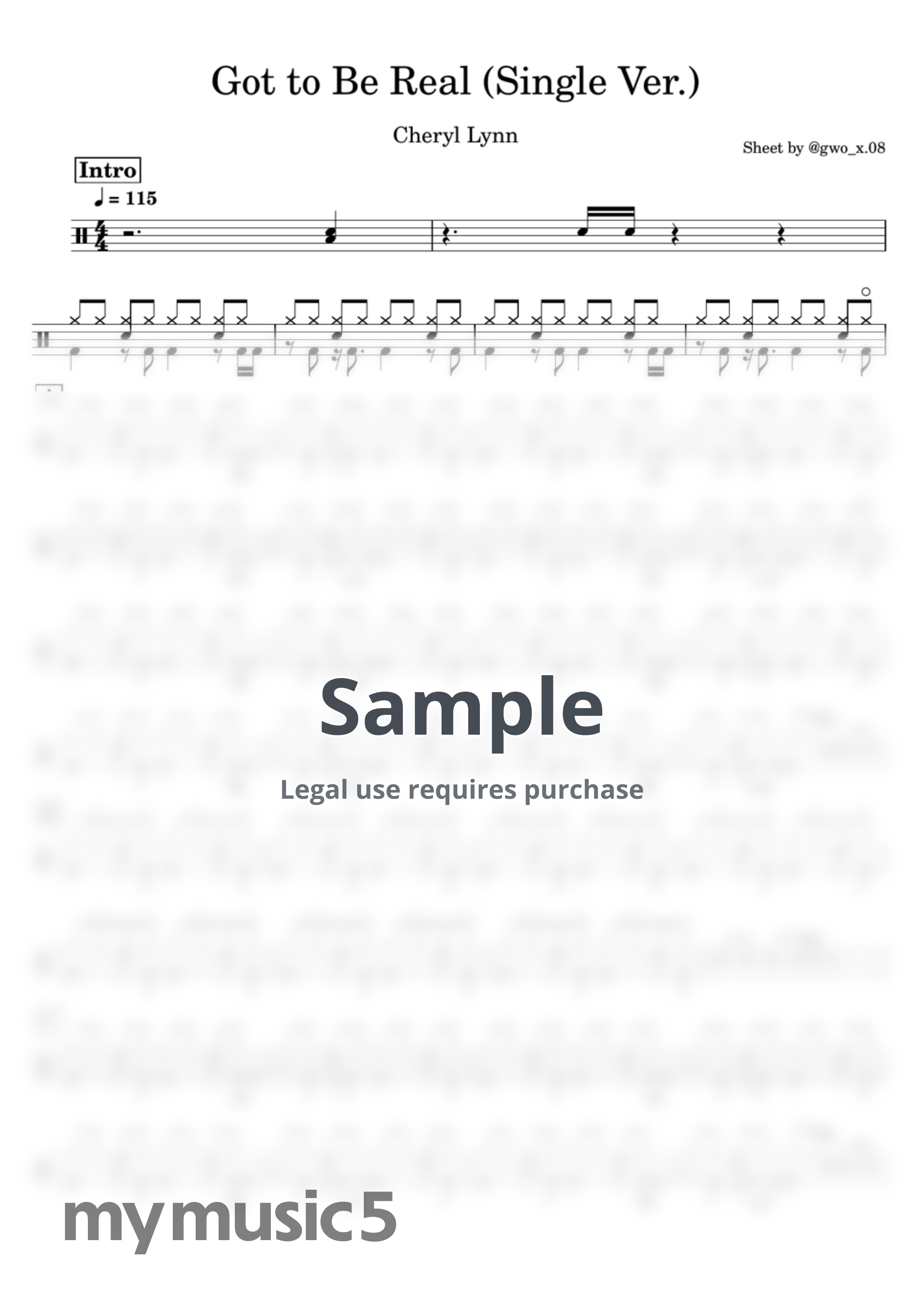 Cheryl Lynn - Got to Be Real (Singer Version) by @gwo_x.08