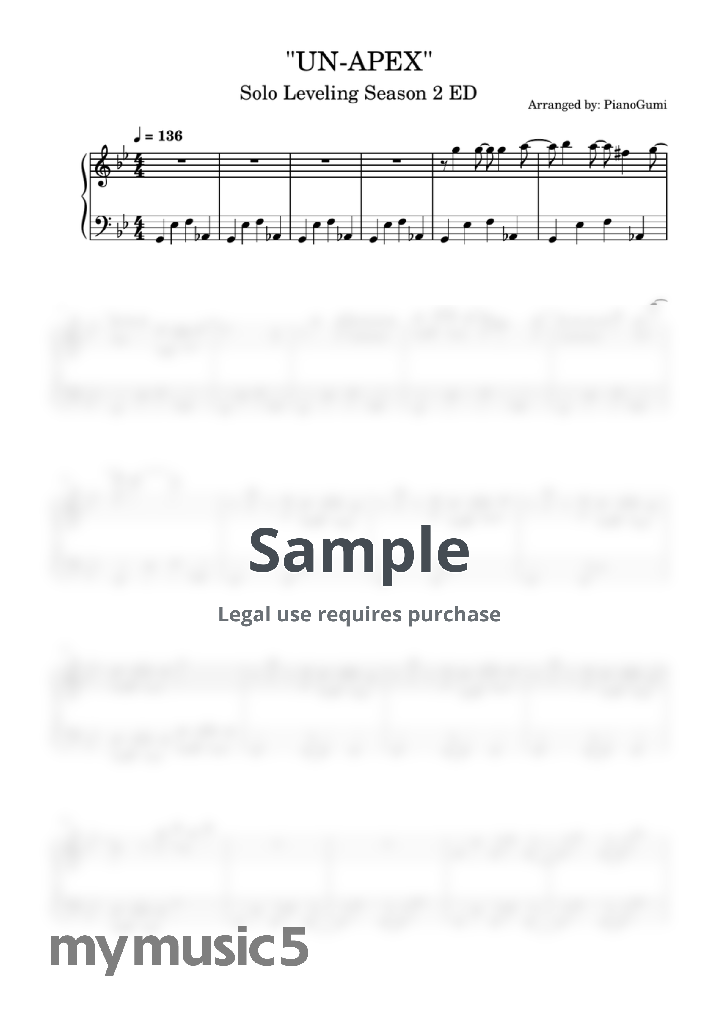 TK from Ling Tosite Sigure - UN-APEX (Solo Leveling Season 2 ED) by PianoGumi