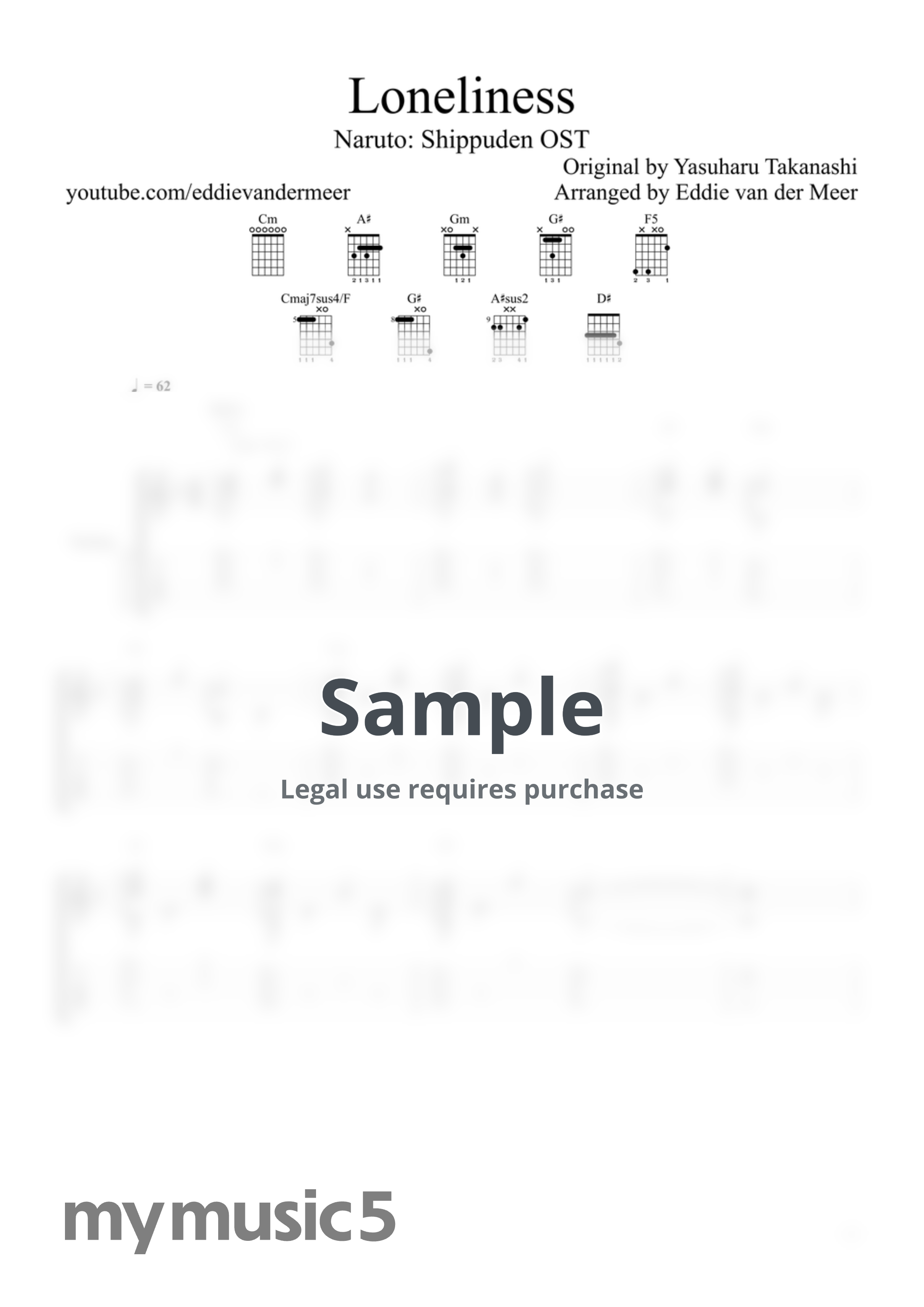 Yasuharu Takanashi - Loneliness (Naruto: Shippuden OST) by Eddie van der Meer