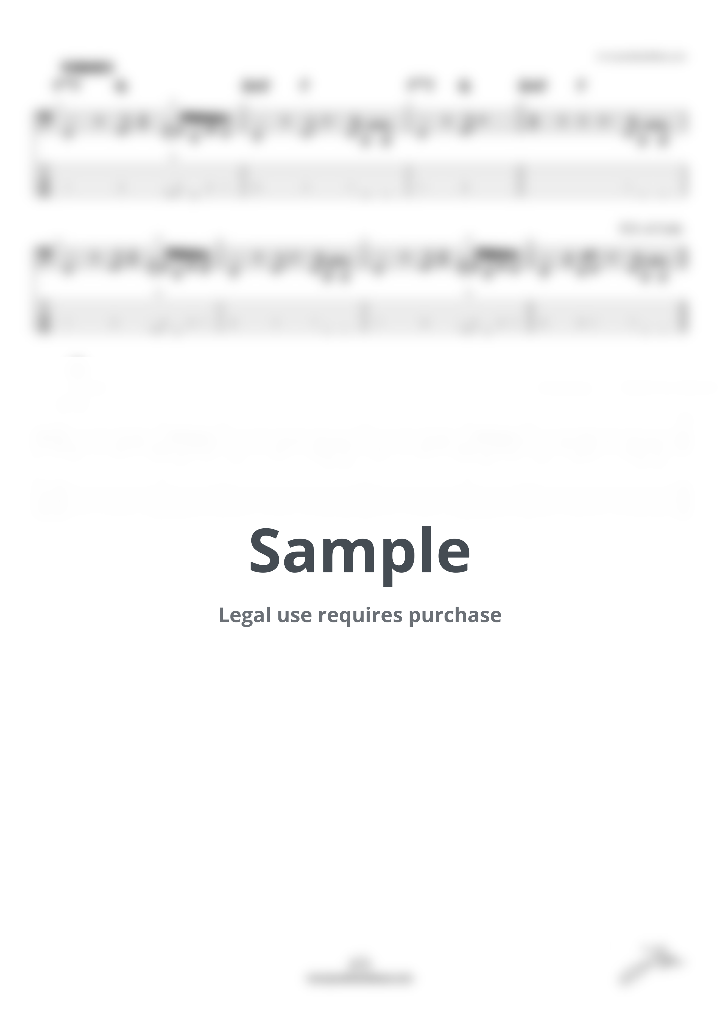 Mariah Carey - We Belong Together (Bass Guitar Score) by Jonathan Lai