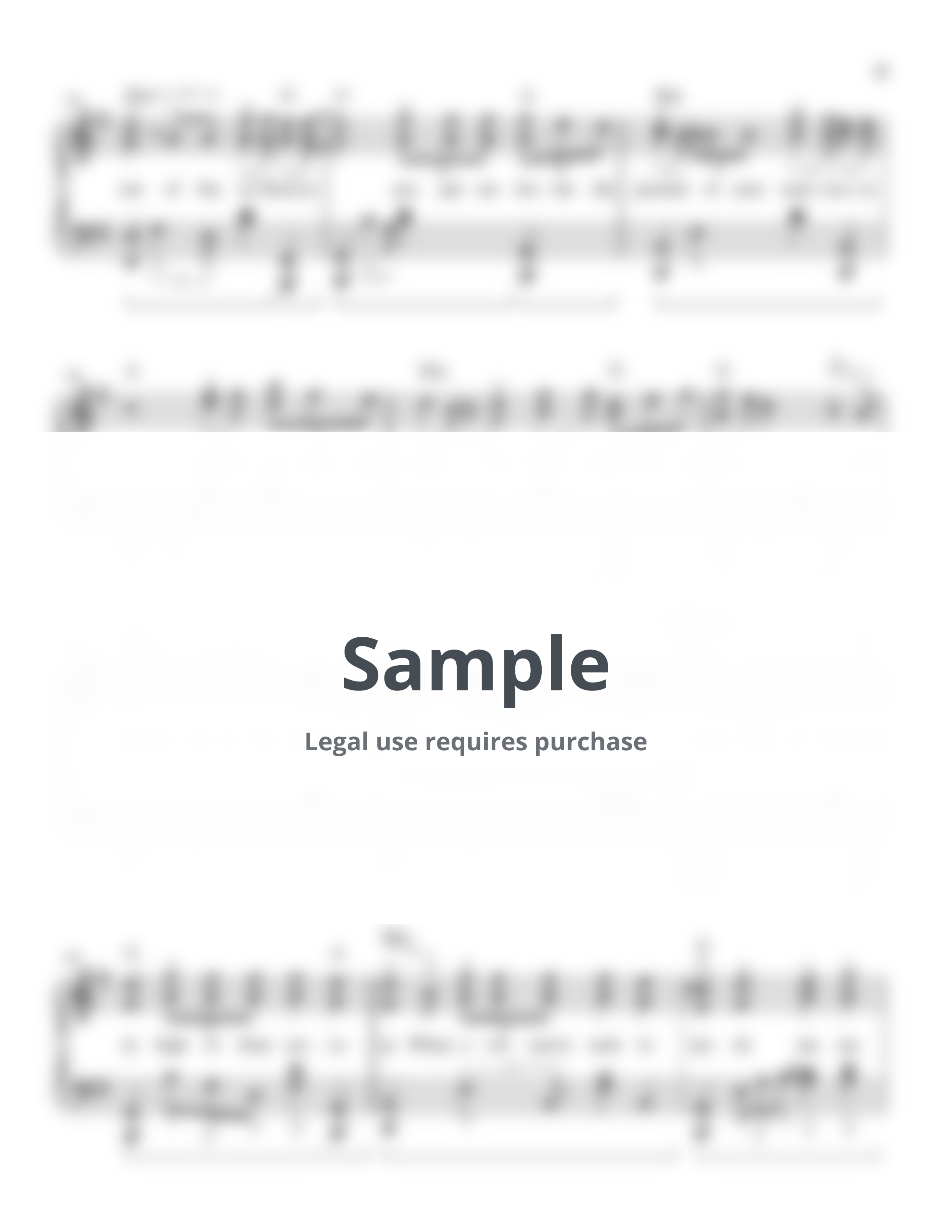 Alex Warren - Ordinary (Wedding version) (piano sheet music) by Mel's Music Corner