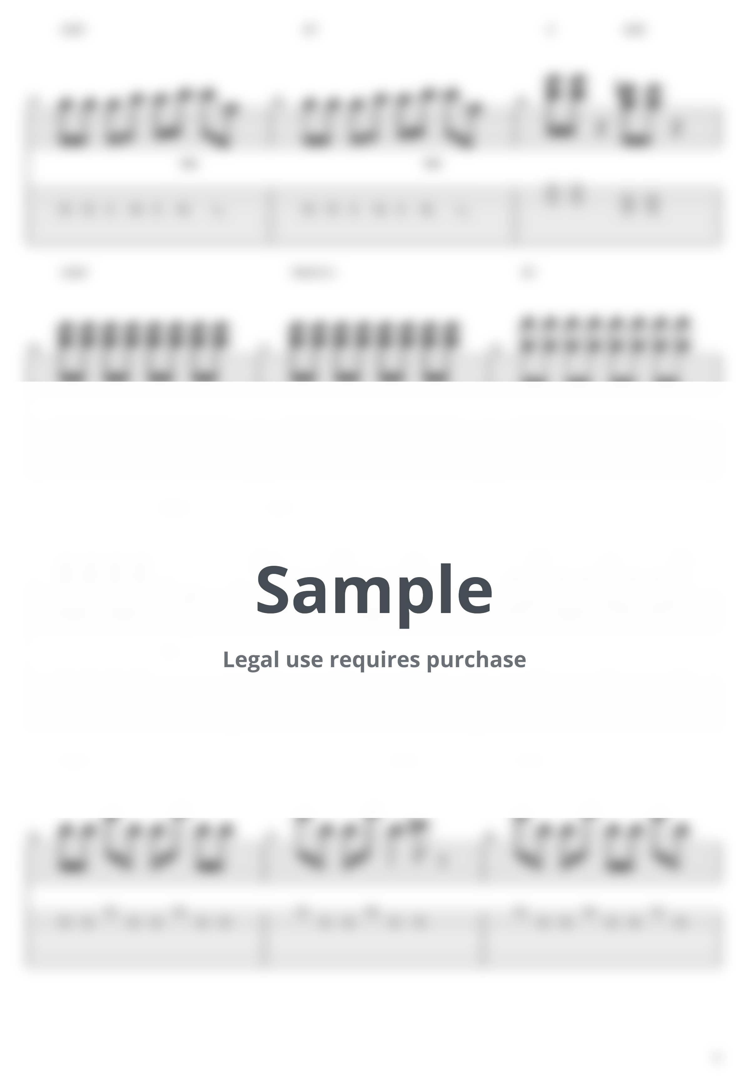 Mrs. GREEN APPLE - Inferno by guitar cover with tab