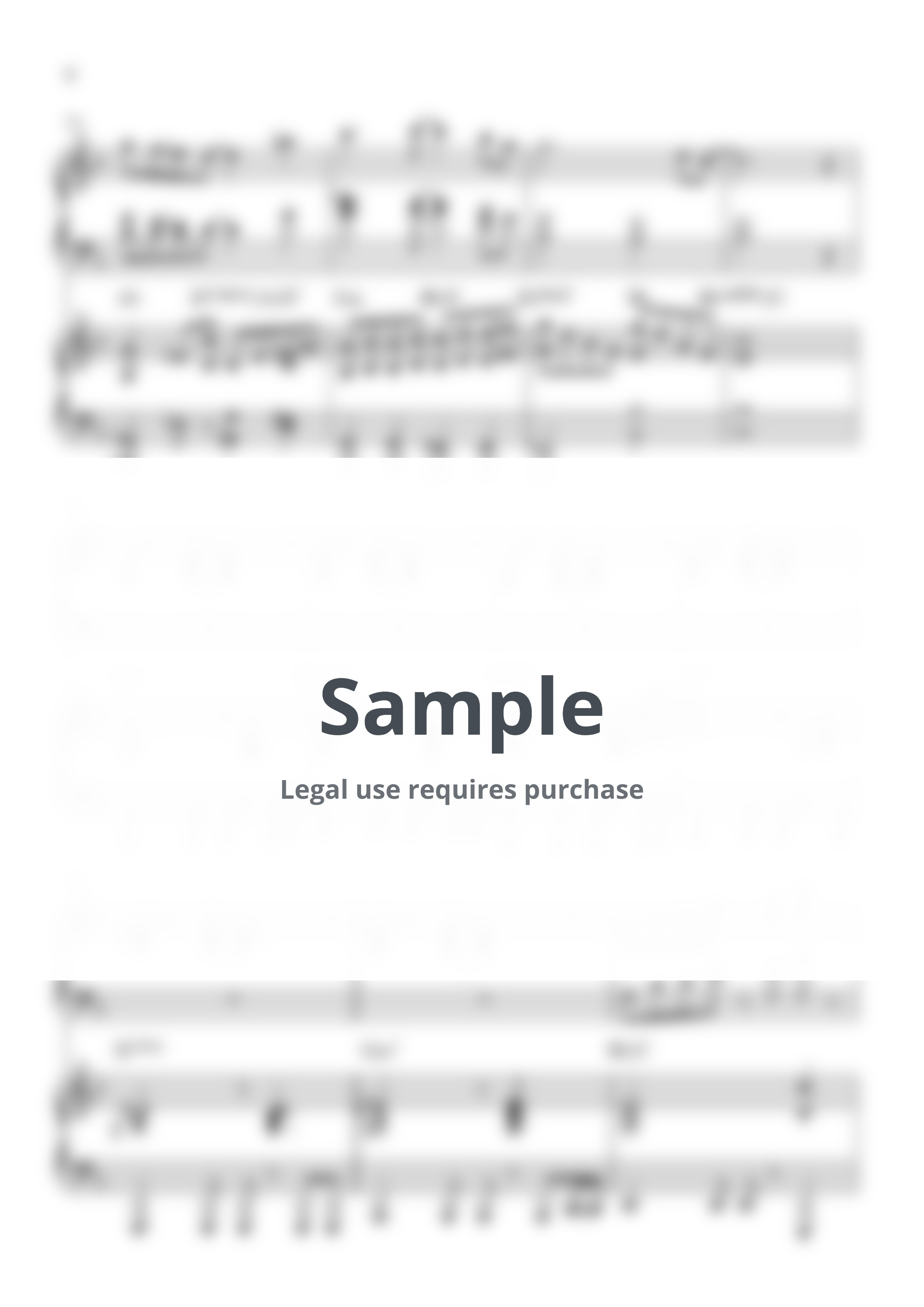 마이클잭슨 - Love Never Felt So Good (Main Synth + Sub Synth) (Band Keyboard Sheetmusic) by BlindPiano