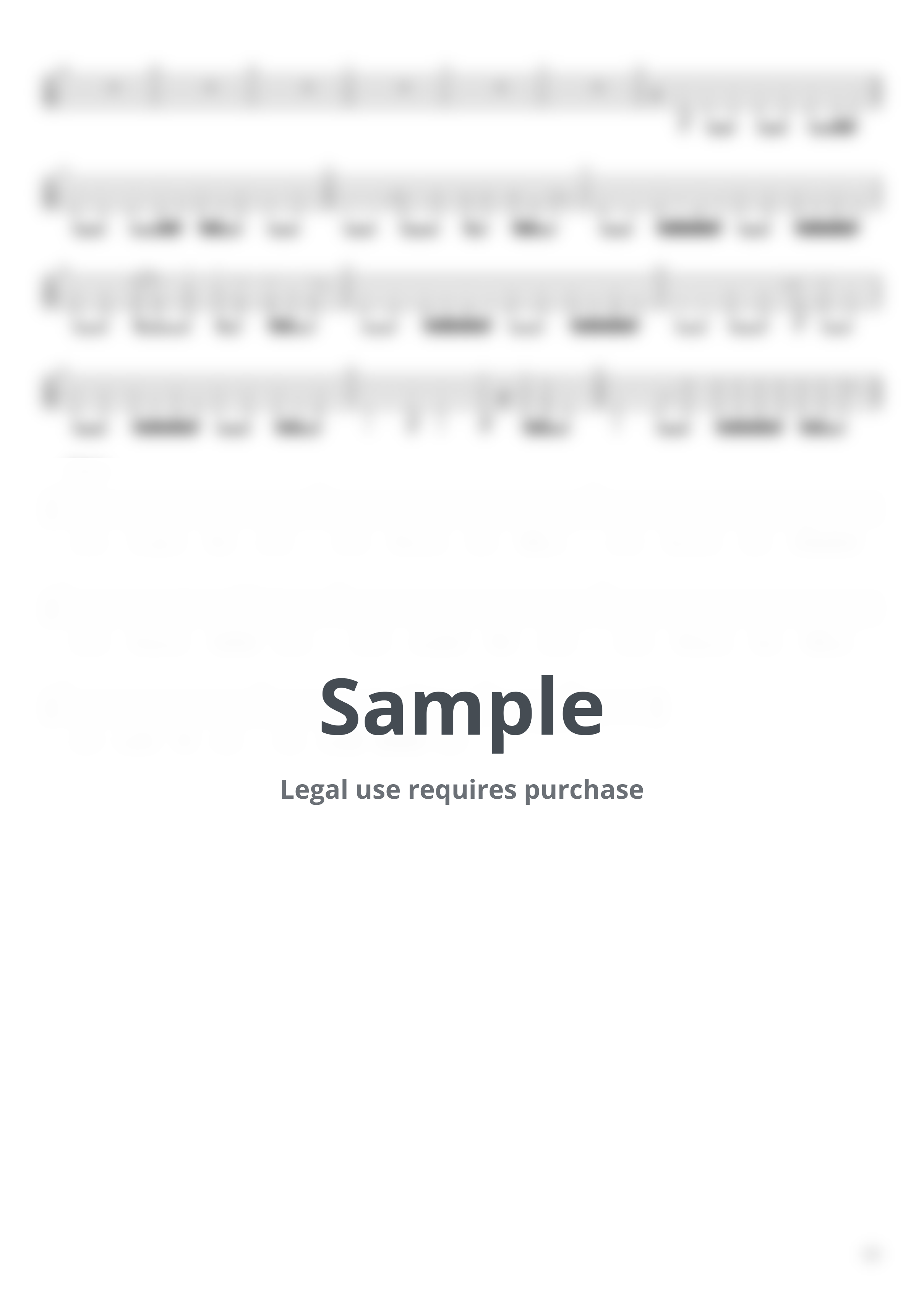 YUI - CHE.R.RY (Bass TAB) by Muya